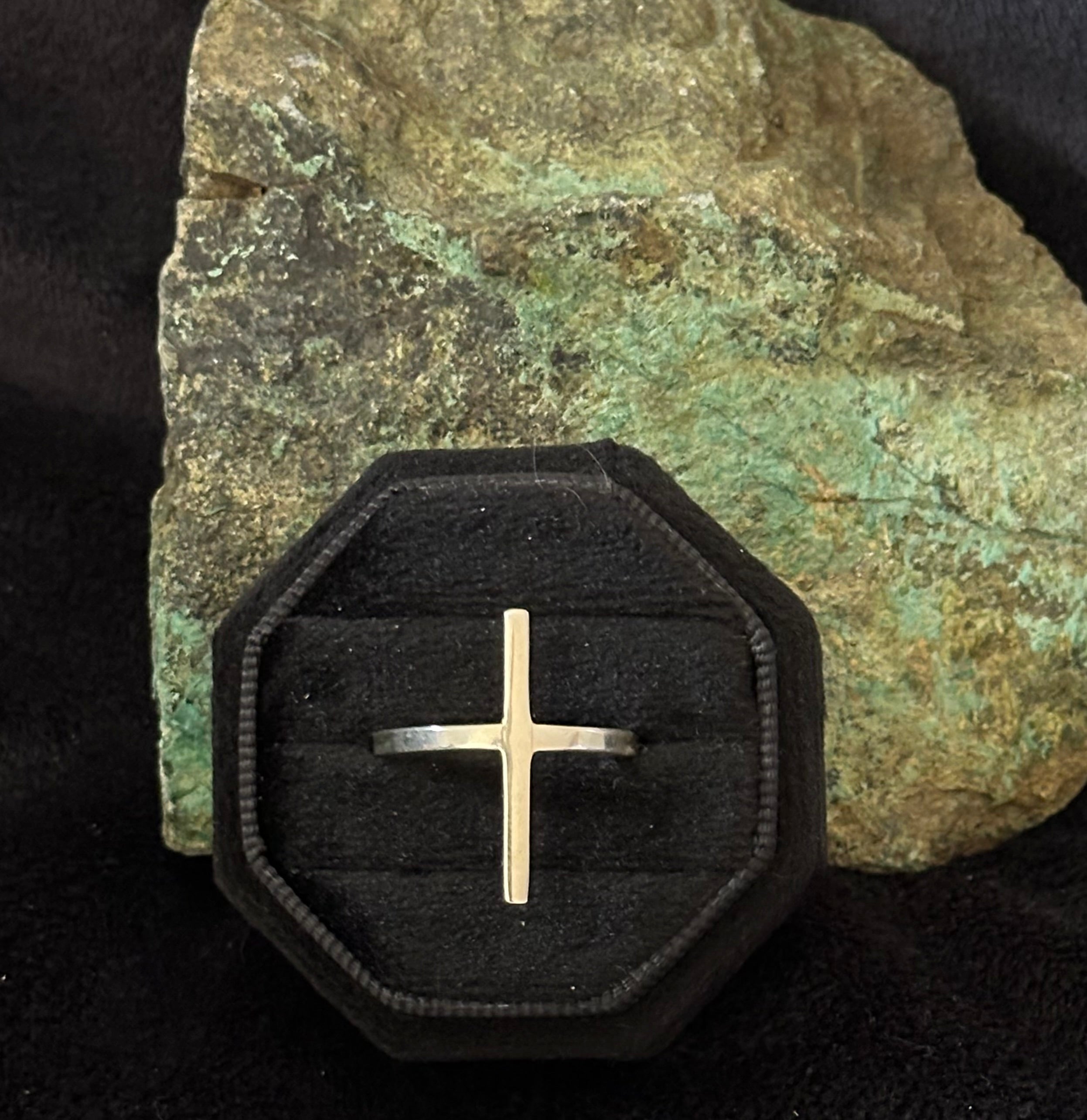 Sterling Silver Cross Ring