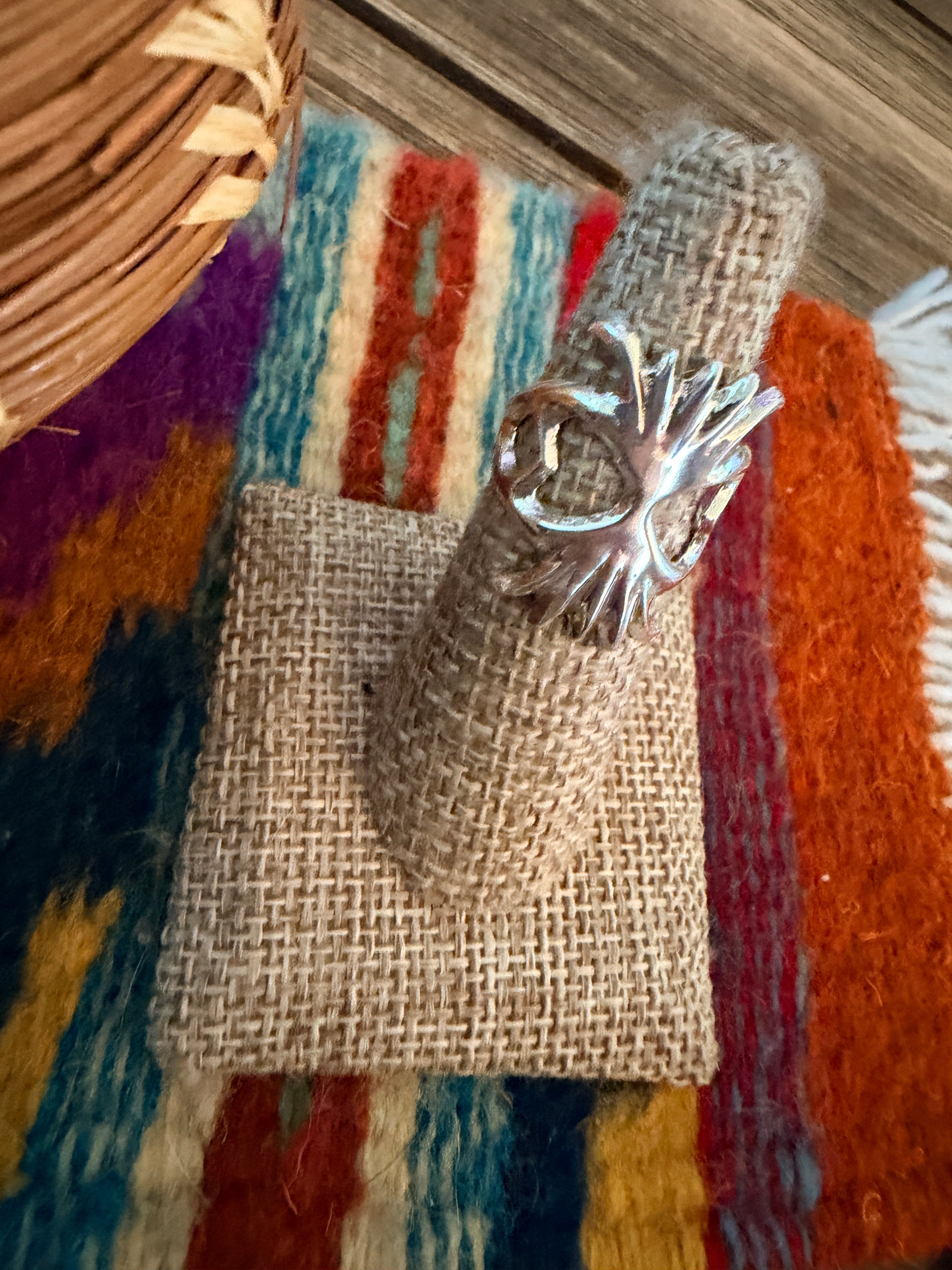 Handcrafted Sterling Silver Band Ring by Francis L. Begay