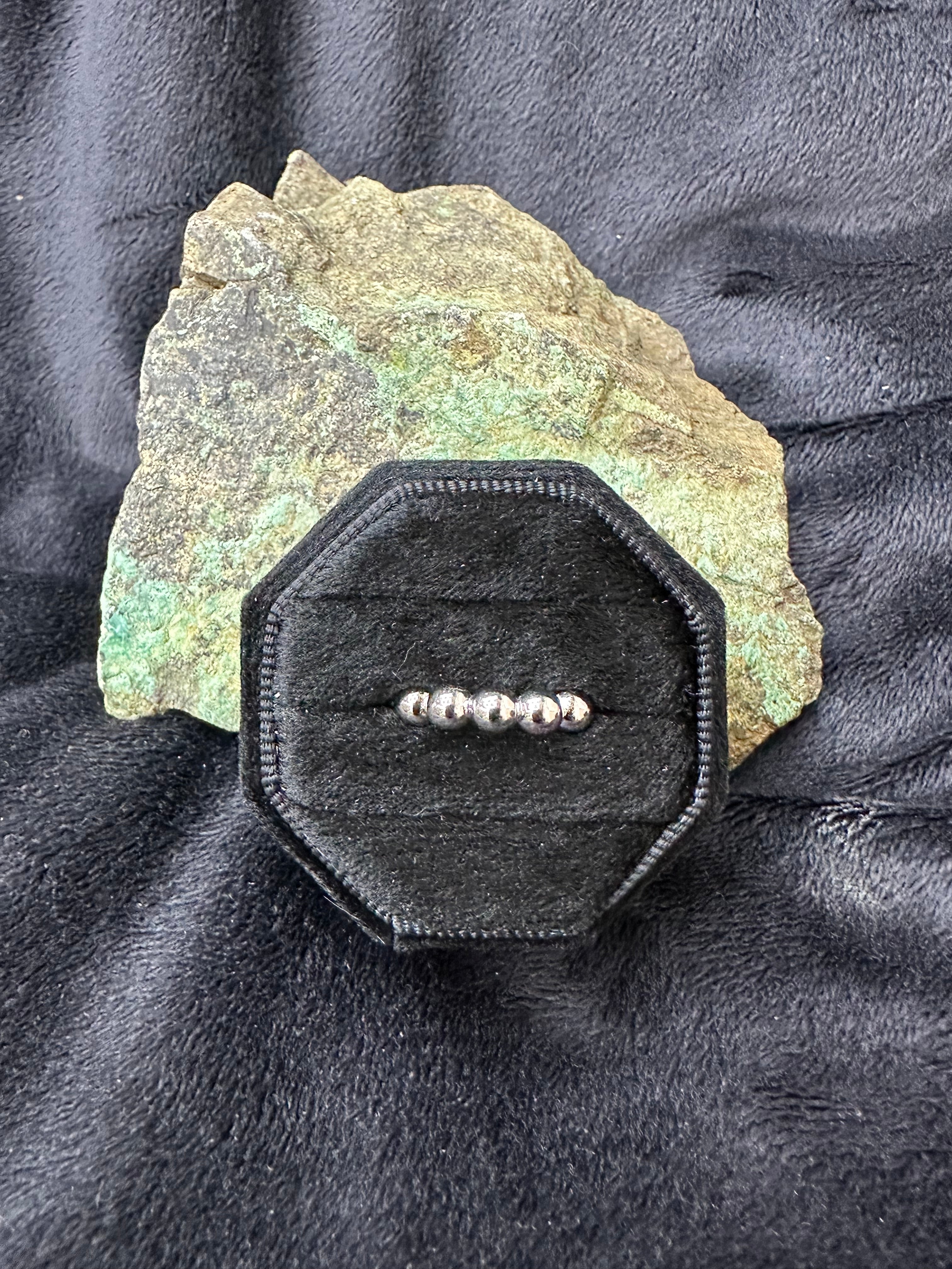 Sterling Silver Chunky Bubble Ring Sz 7