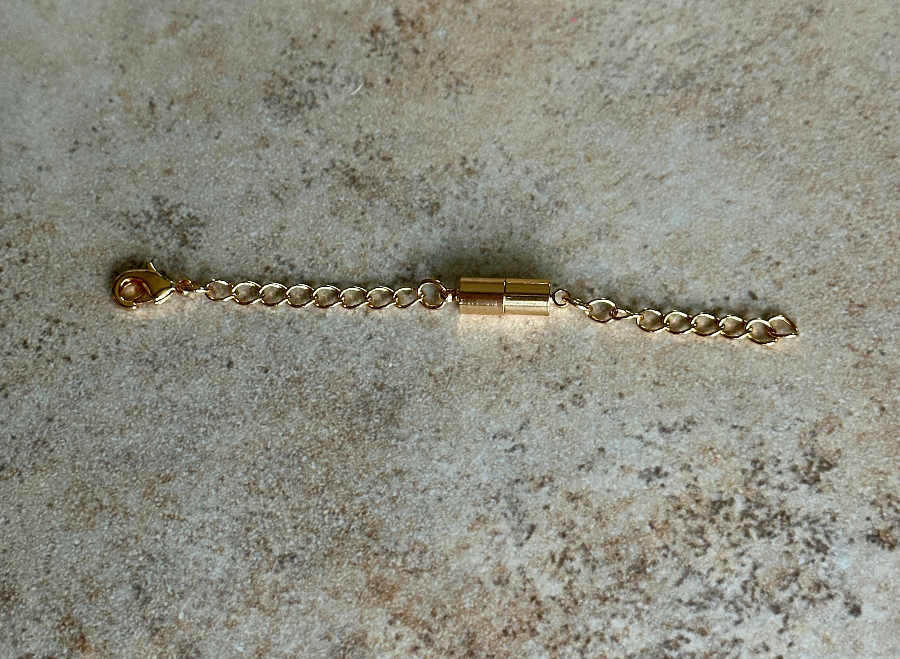 Magnetic Necklace Extender- Gold