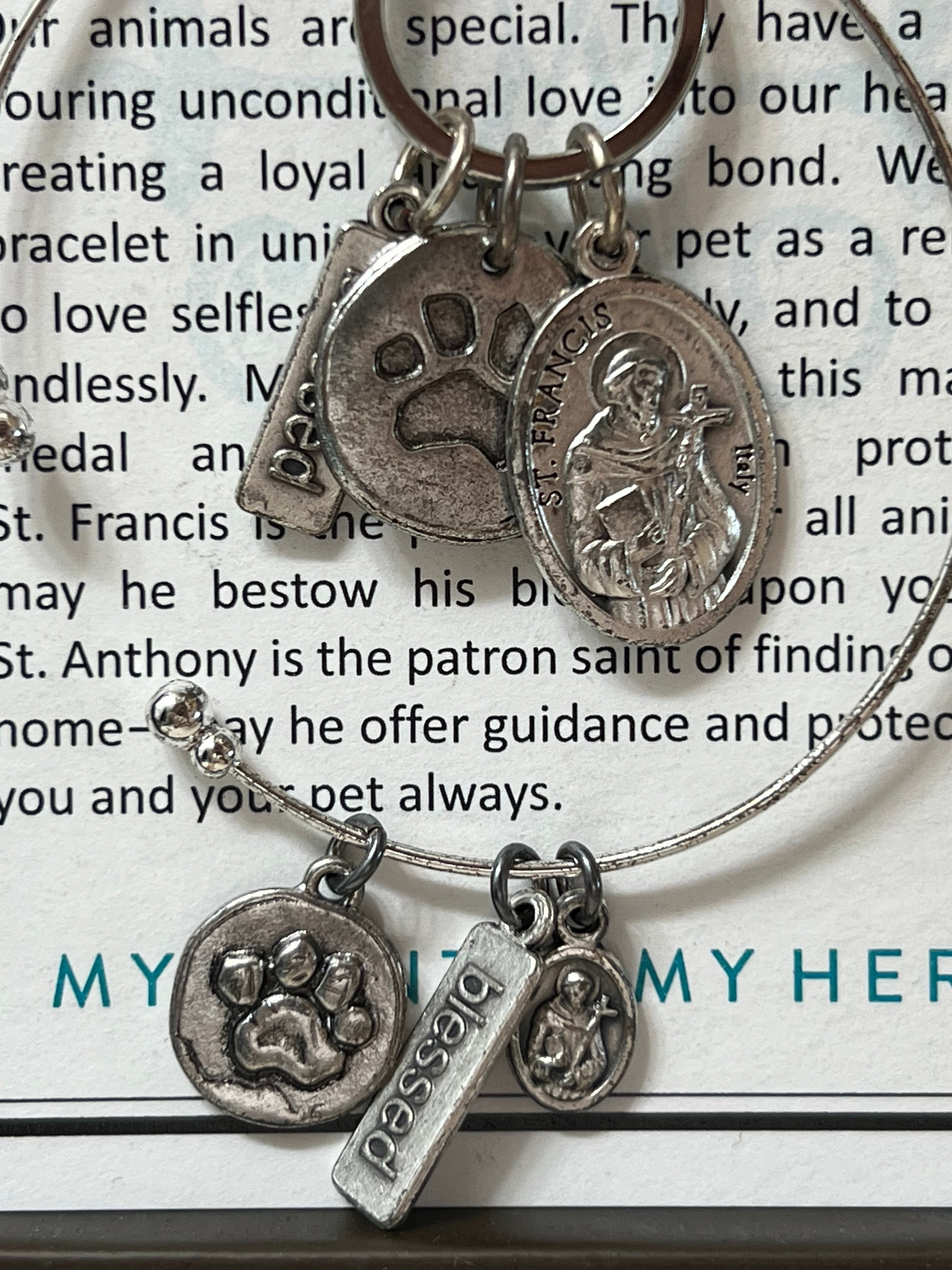 Pet Blessings Bracelet & Pet Tag Set