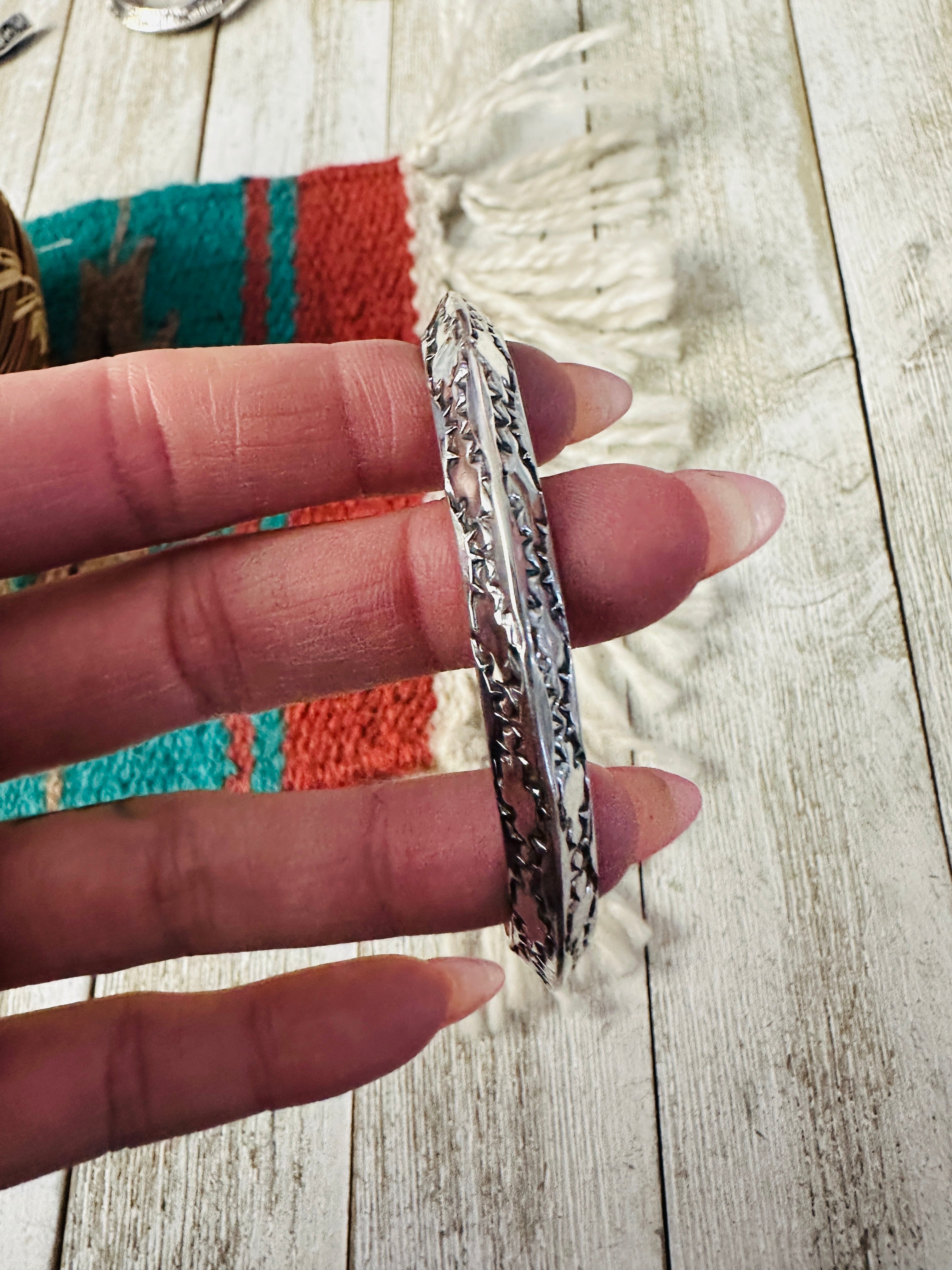 Handcrafted Sterling Silver Cuff Bracelet