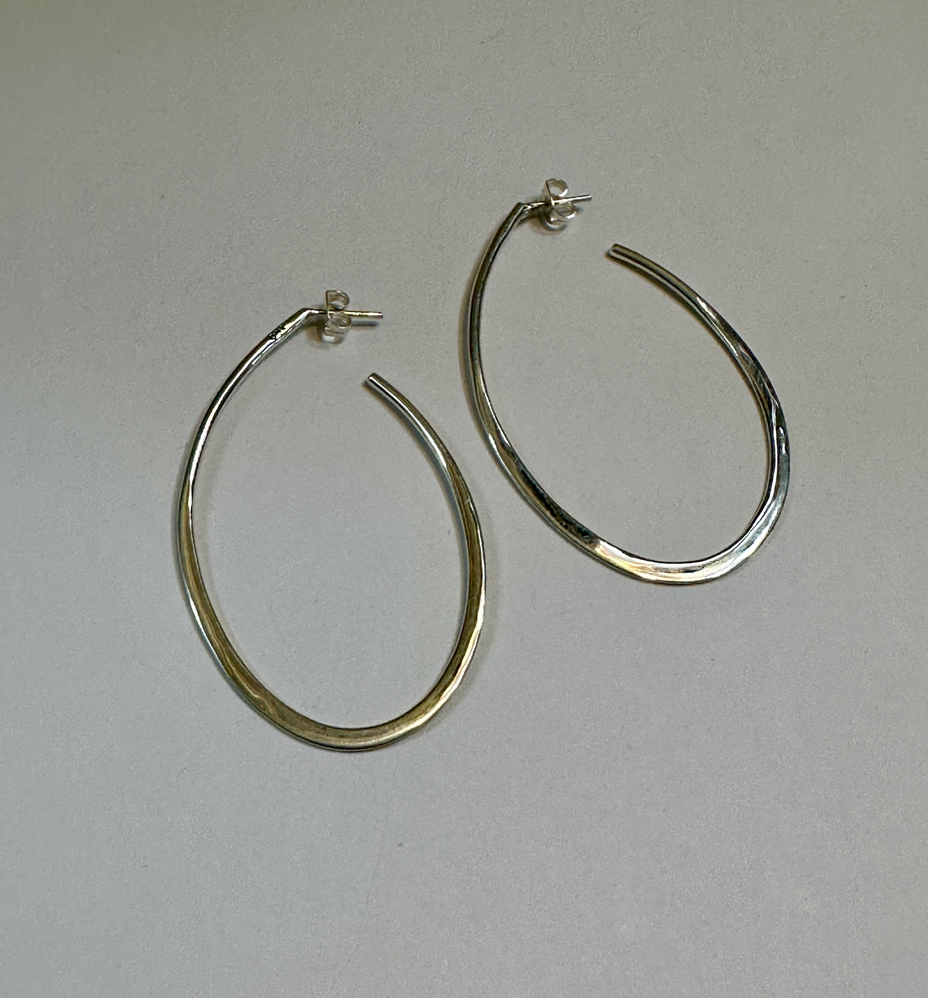 Flared Oval Hoops
