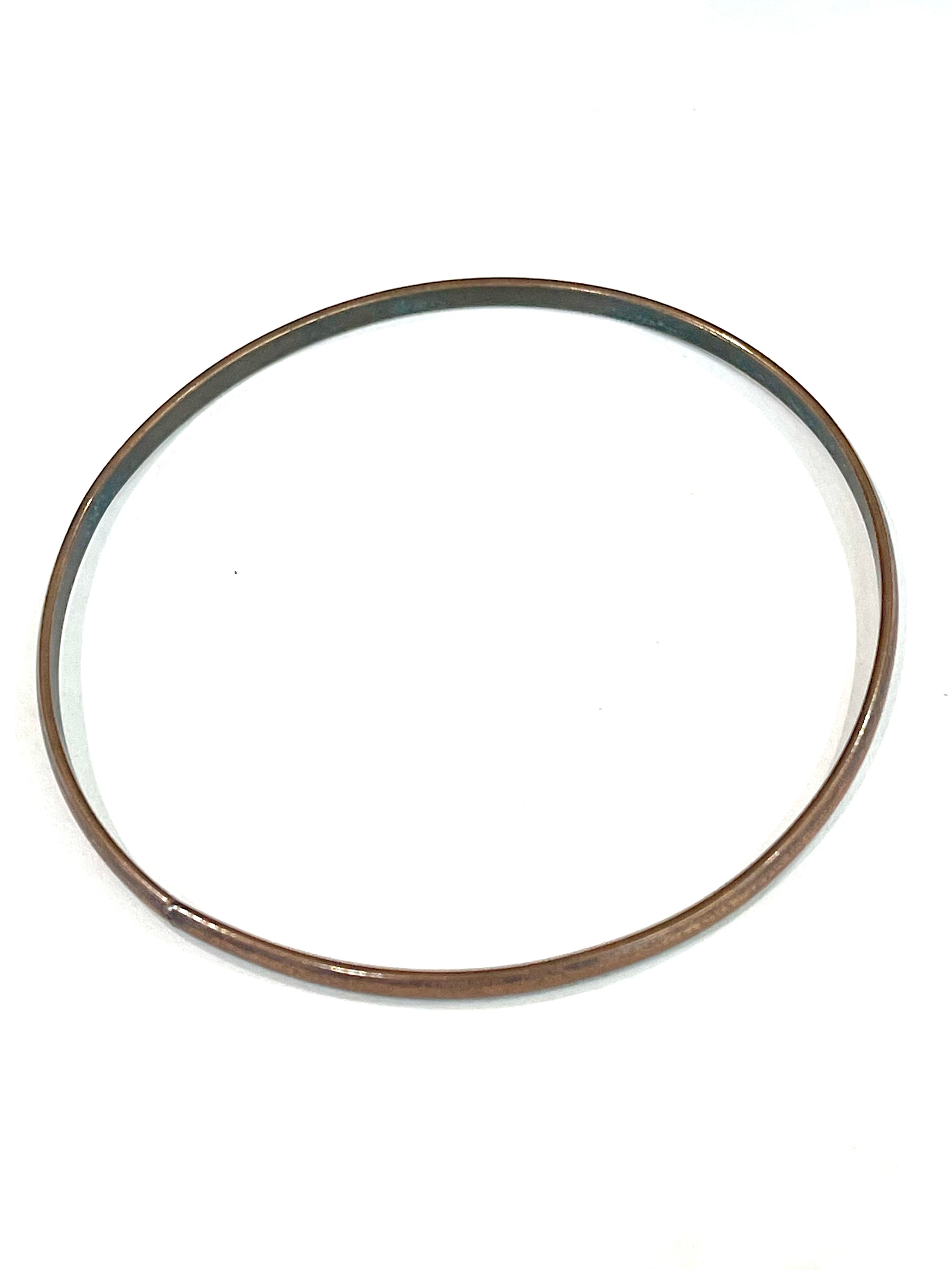 Vintage Handmade Copper Bangle Bracelet