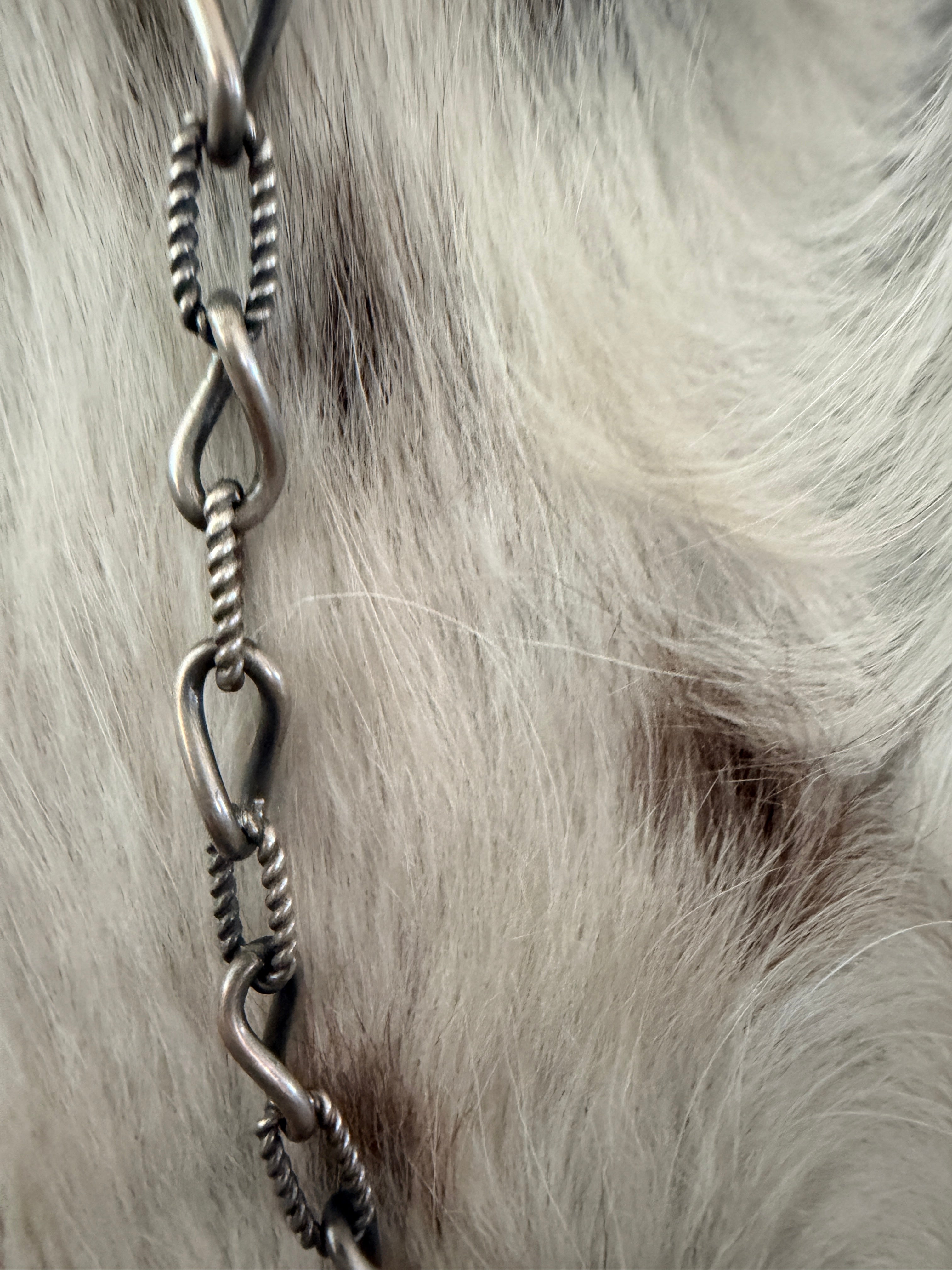 Handcrafted 24” Sterling Silver Chain Necklace
