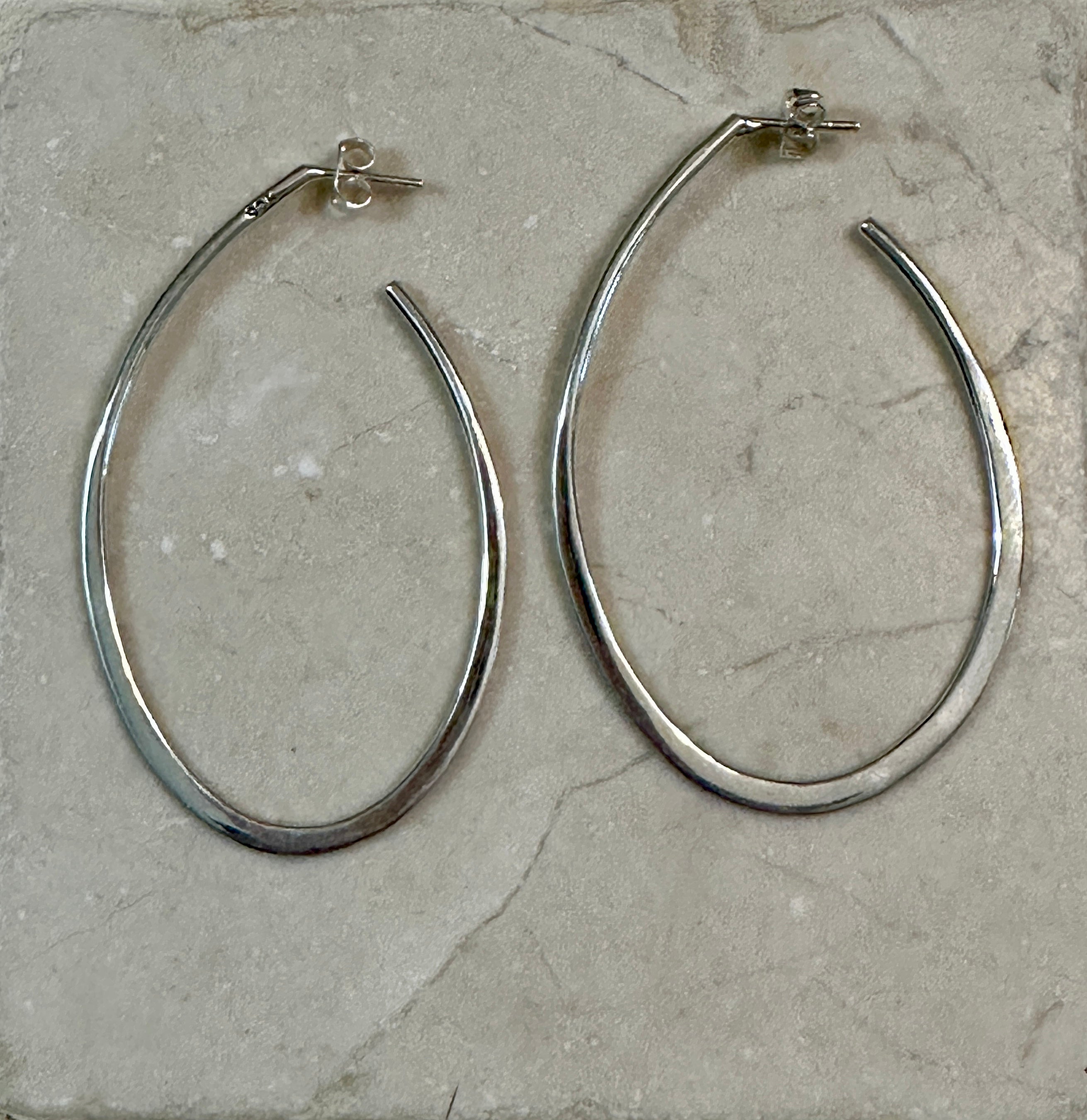 Flared Oval Hoops