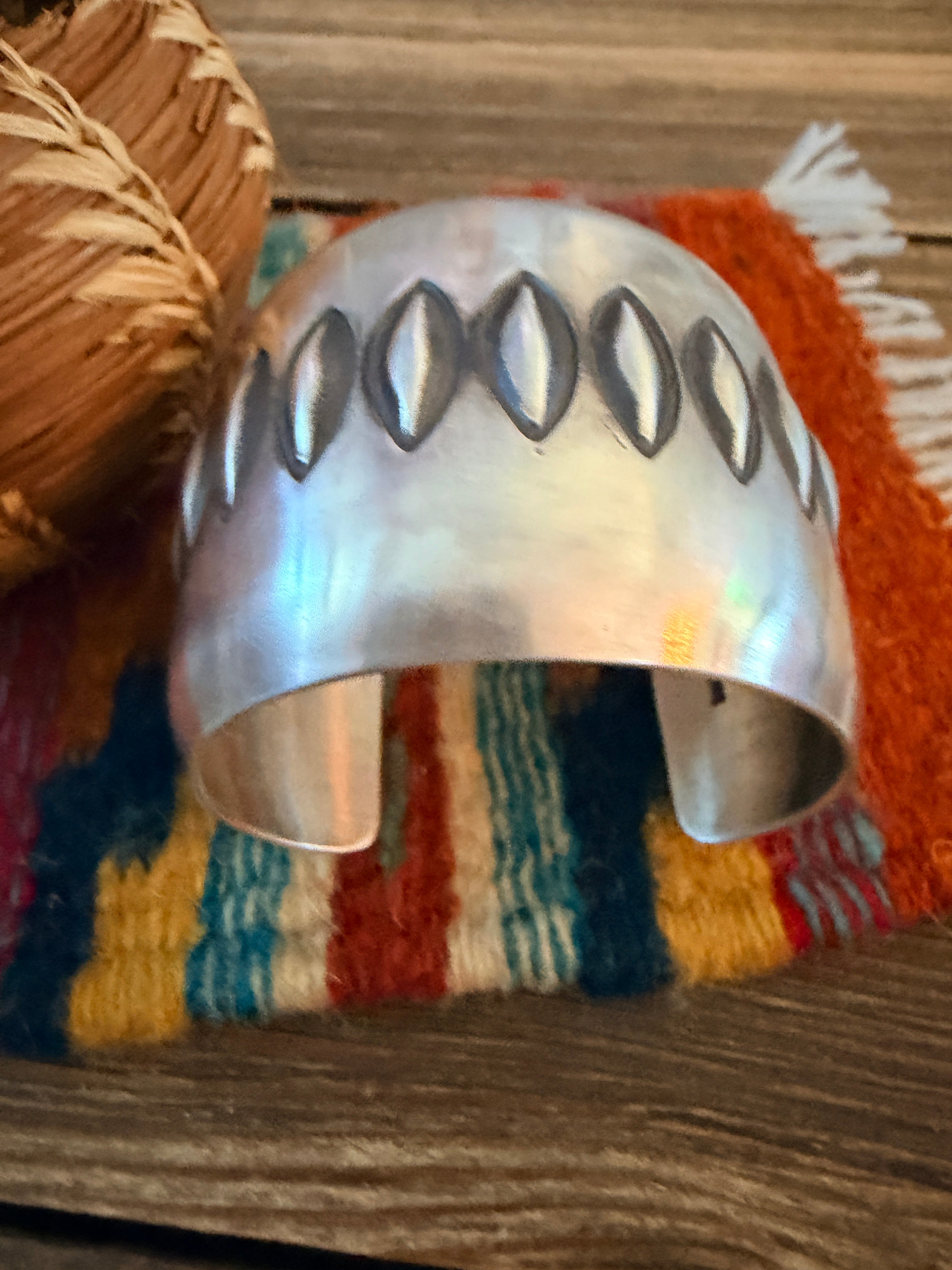 Handcrafted Sterling Silver Cuff Bracelet by Emerson Bill