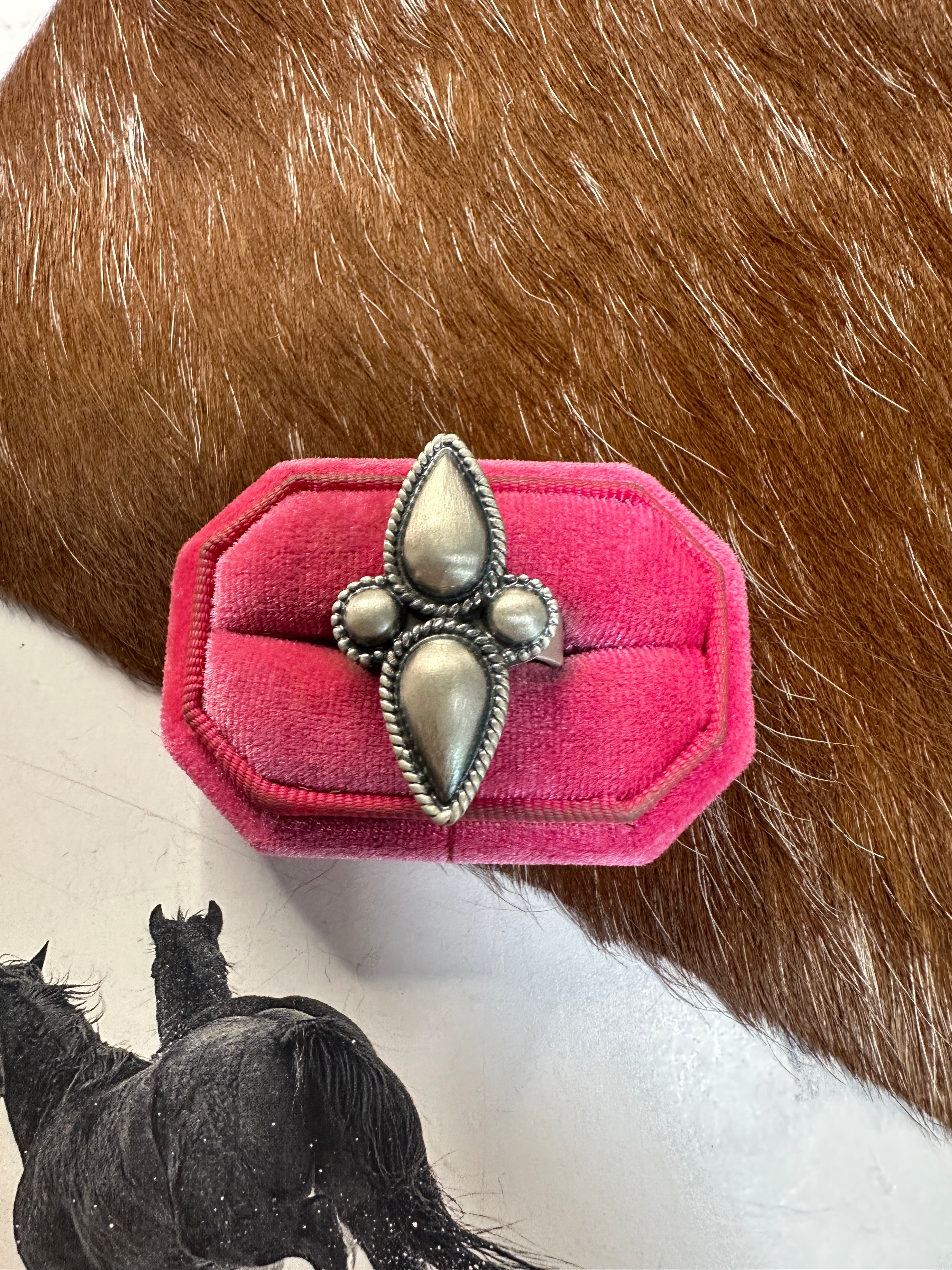 Beautiful Handmade Sterling Silver Adjustable Ring