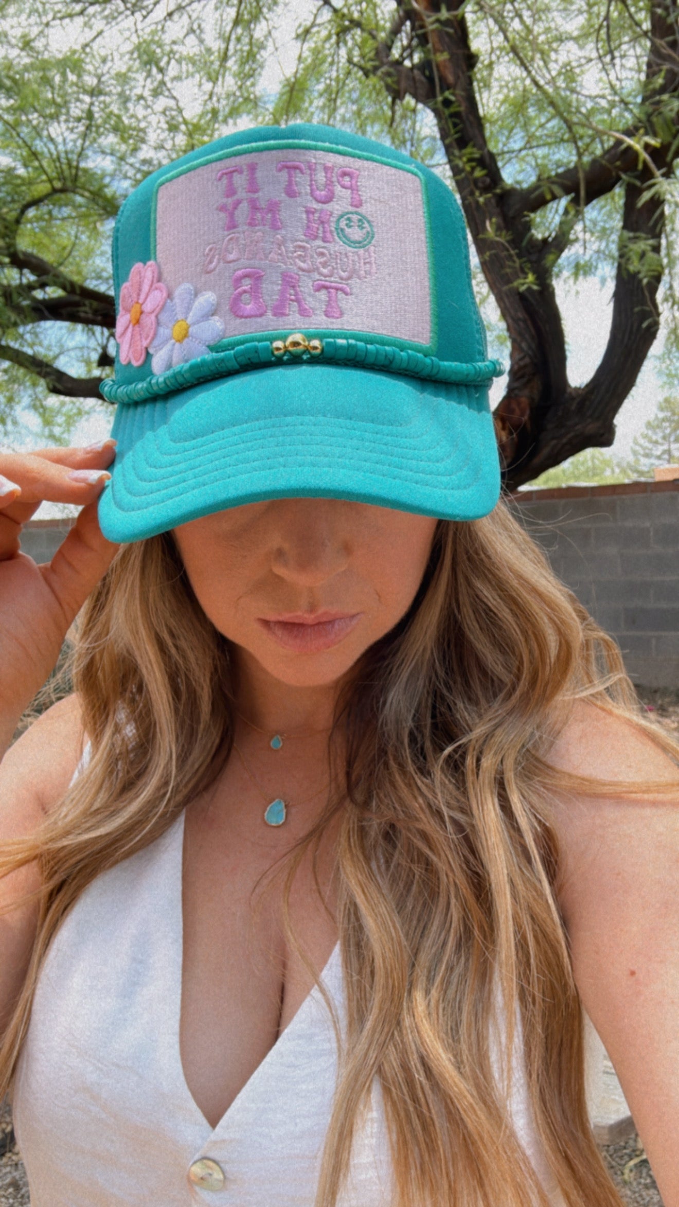 “The Golden Collection” Handmade Turquoise Hat Band