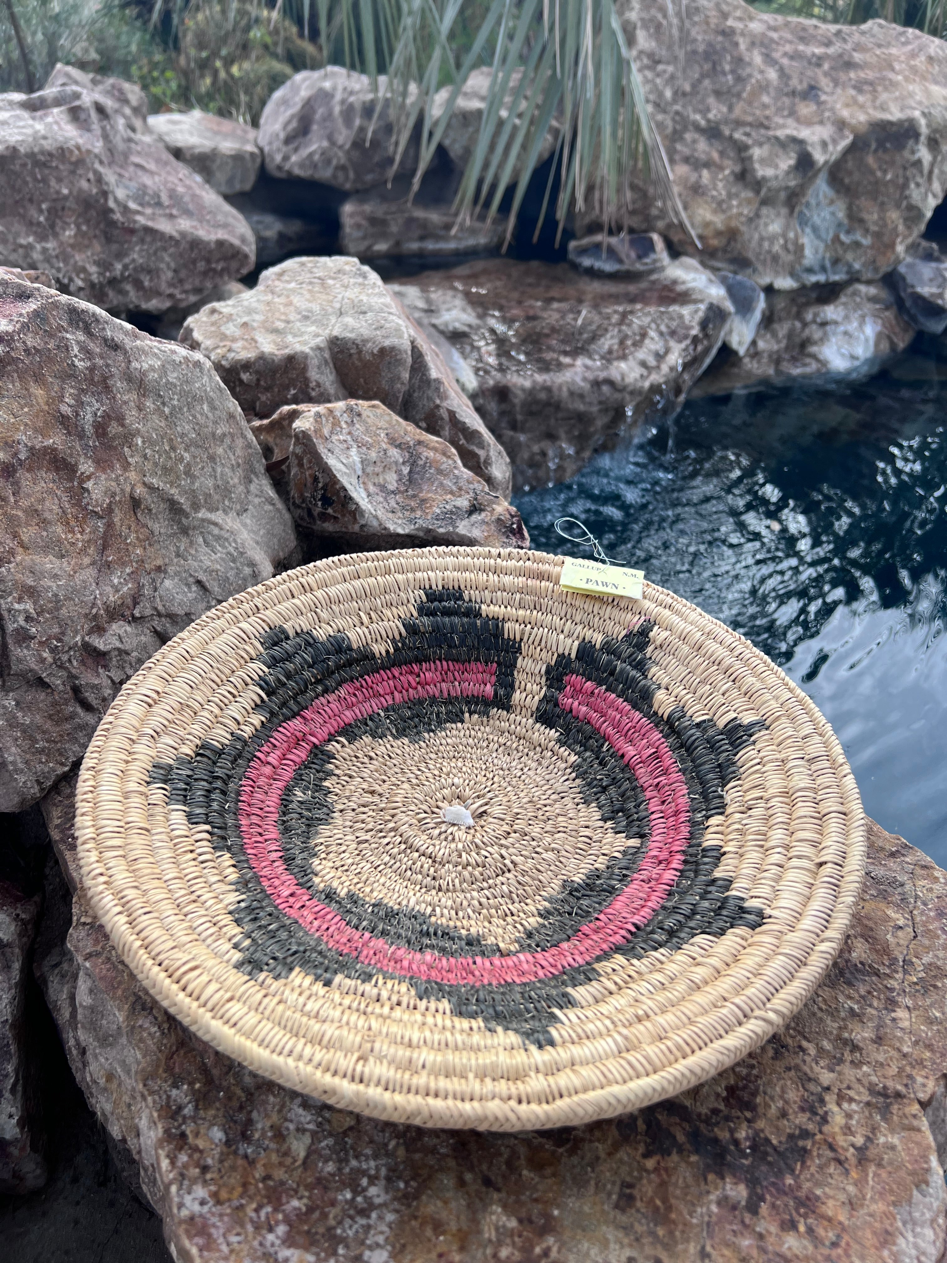Old Pawn Handcrafted Woven Basket #10