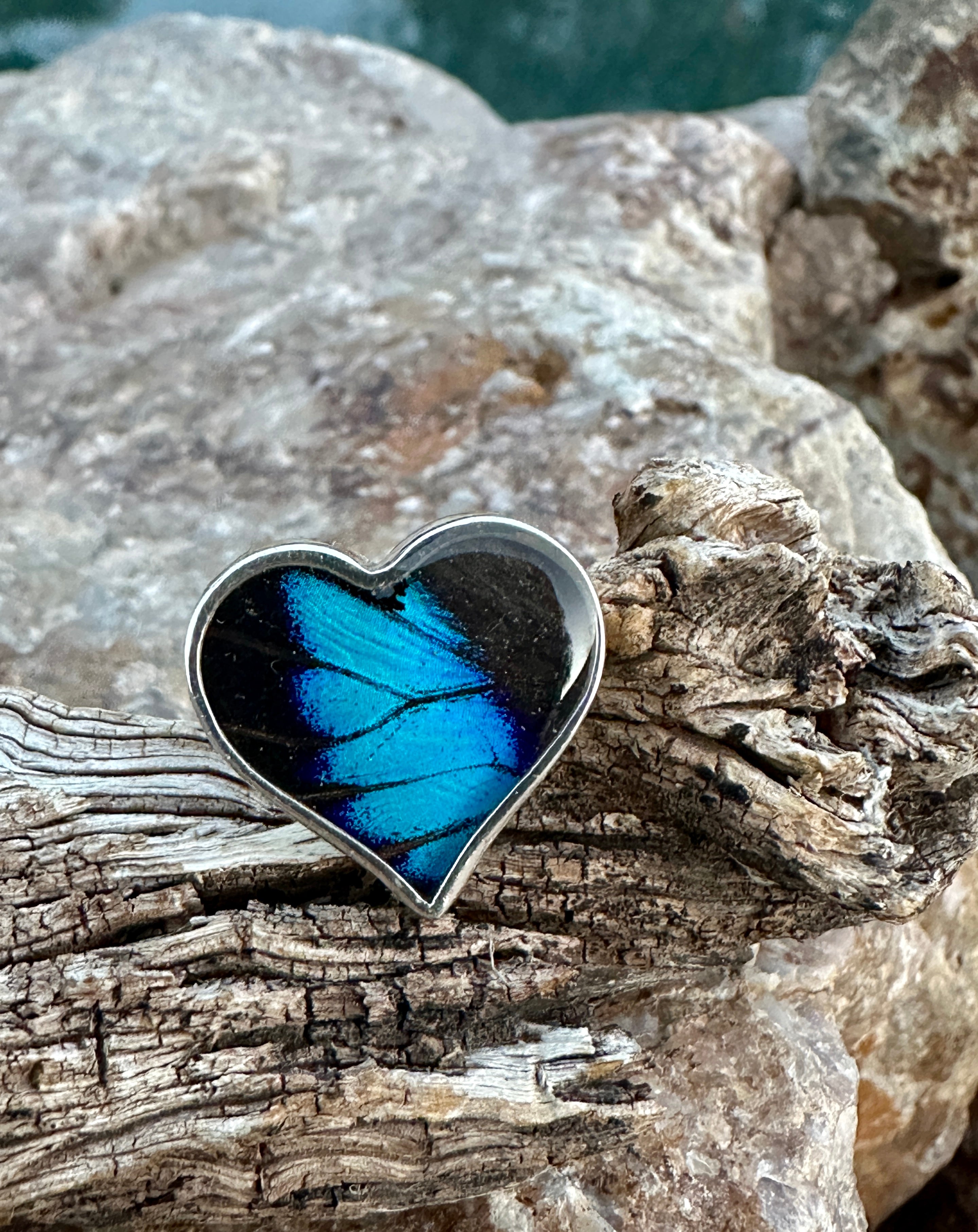 Mythical Butterfly Adjustable Sterling Silver Ring