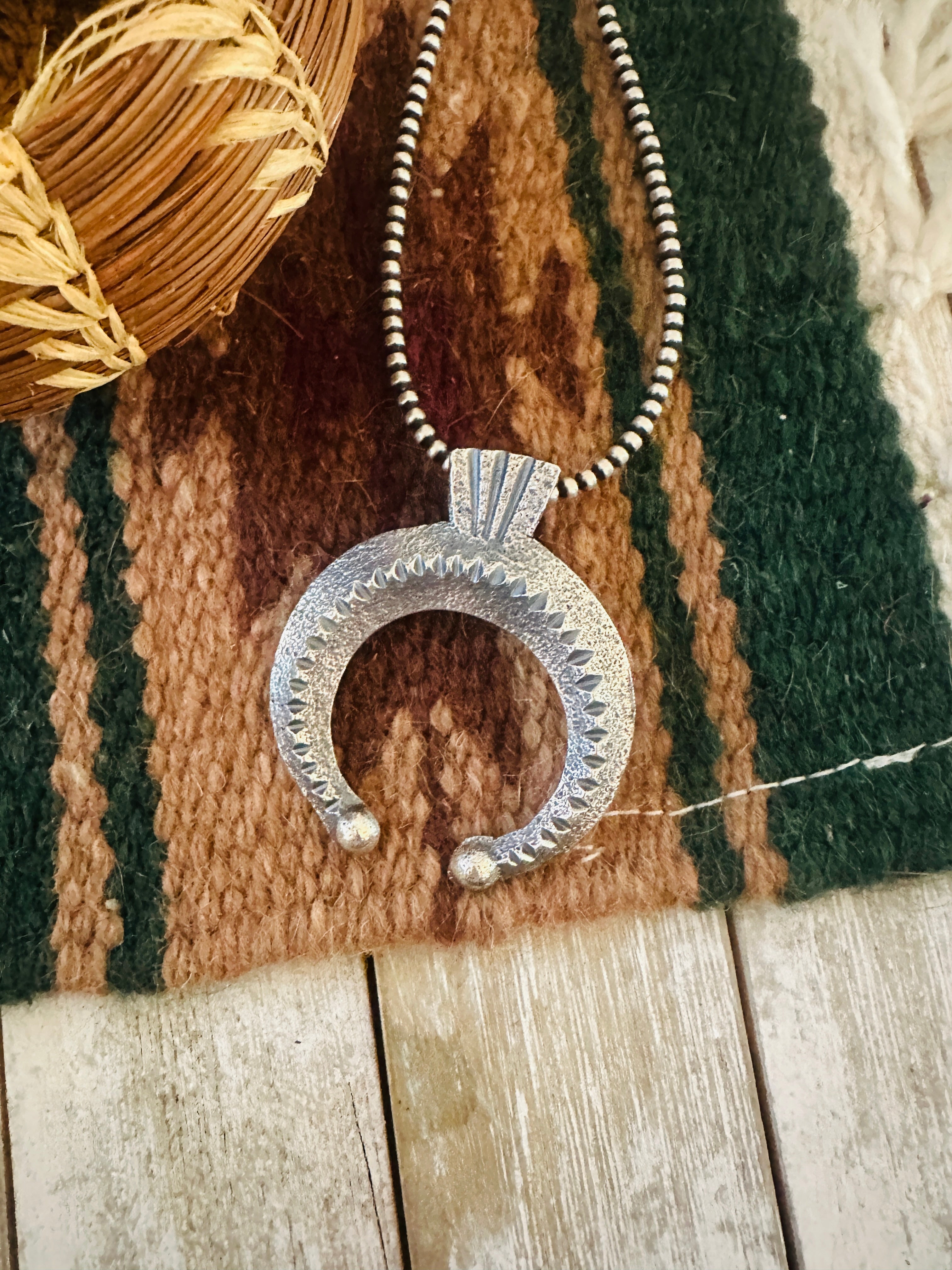 Handcrafted Sterling Silver Naja Pendant