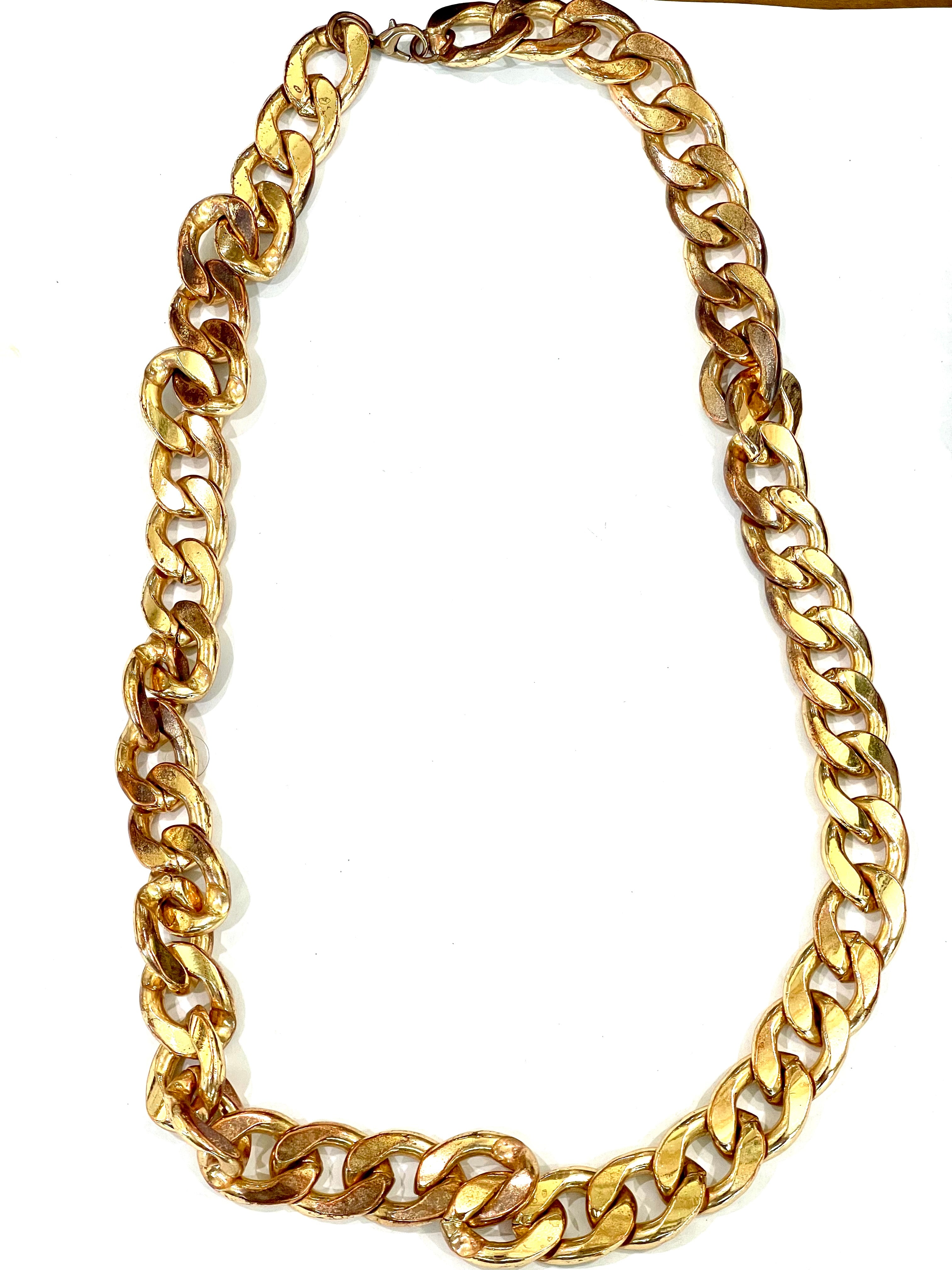The Bijoux Vault Vintage Gold Plated Chain Necklace