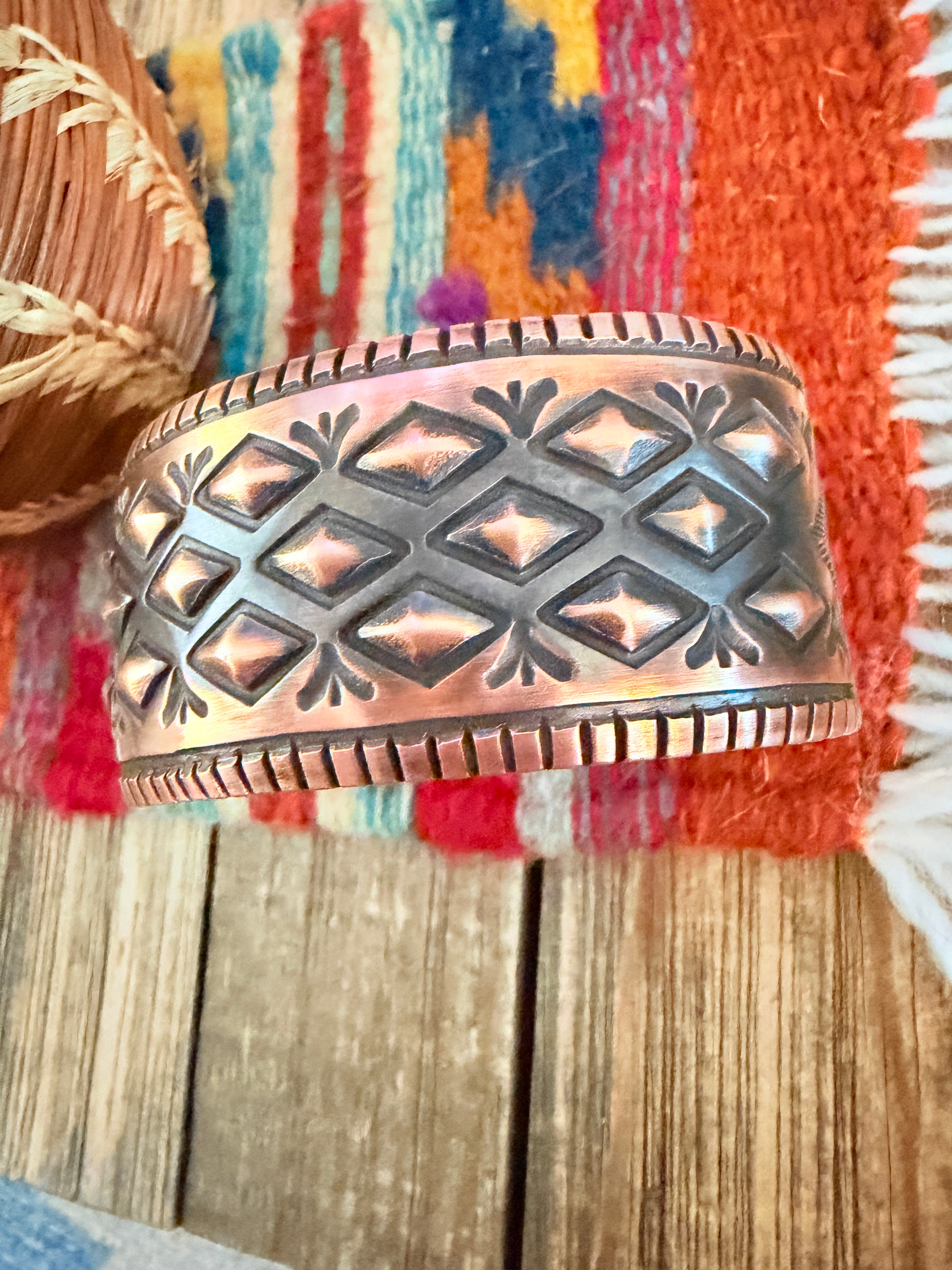 Handcrafted Copper Cuff Bracelet Jake Tahe