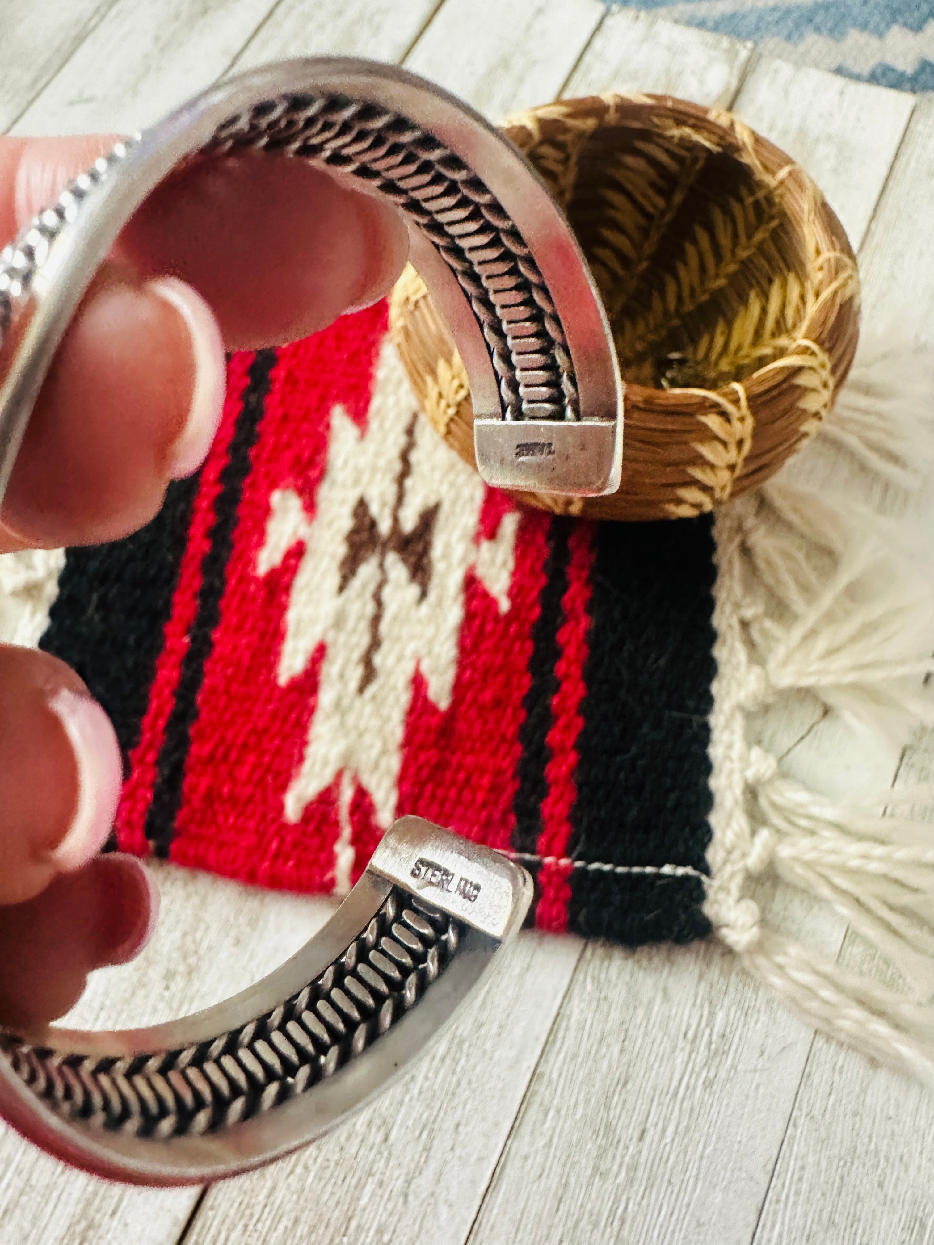 Handcrafted Twisted Sterling Silver Cuff Bracelet