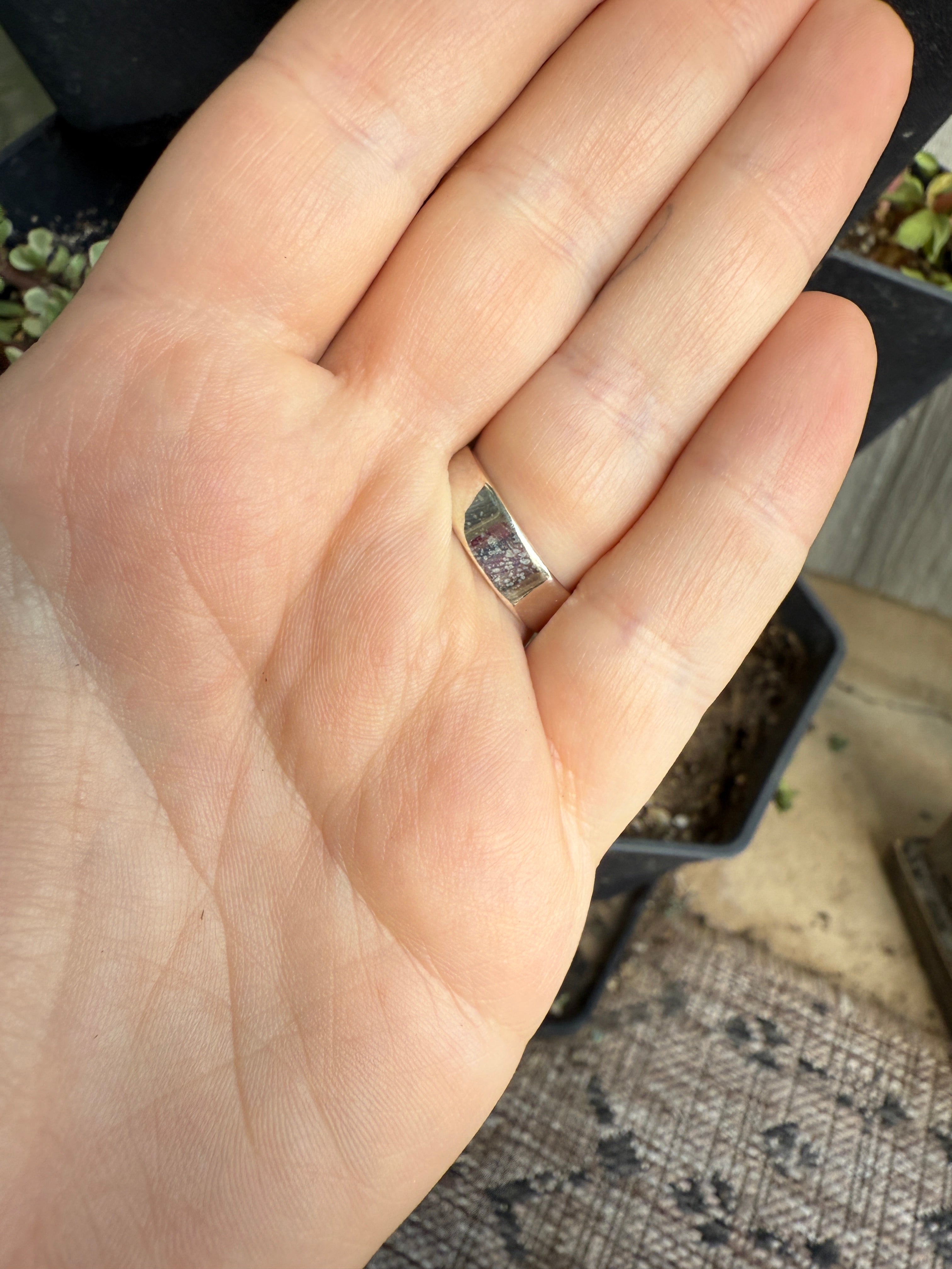 Handmade Coral, White Buffalo & Sterling Silver Adjustable Ring Signed Nizhoni