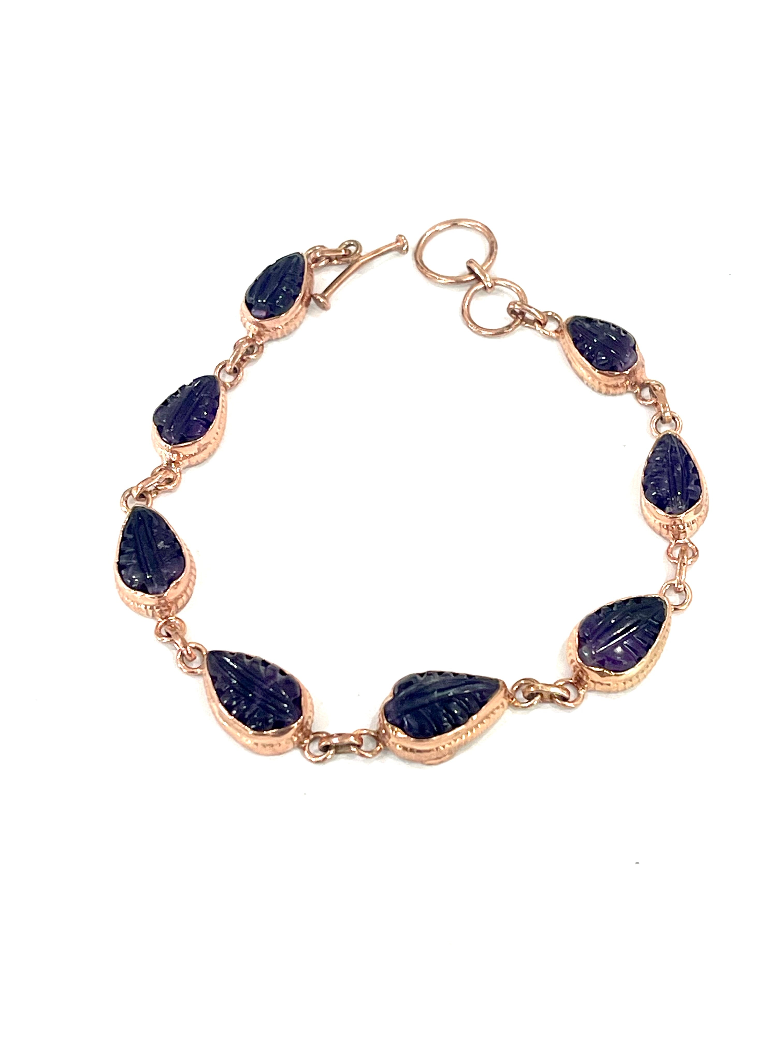Vintage Handmade Copper Chain Bracelet