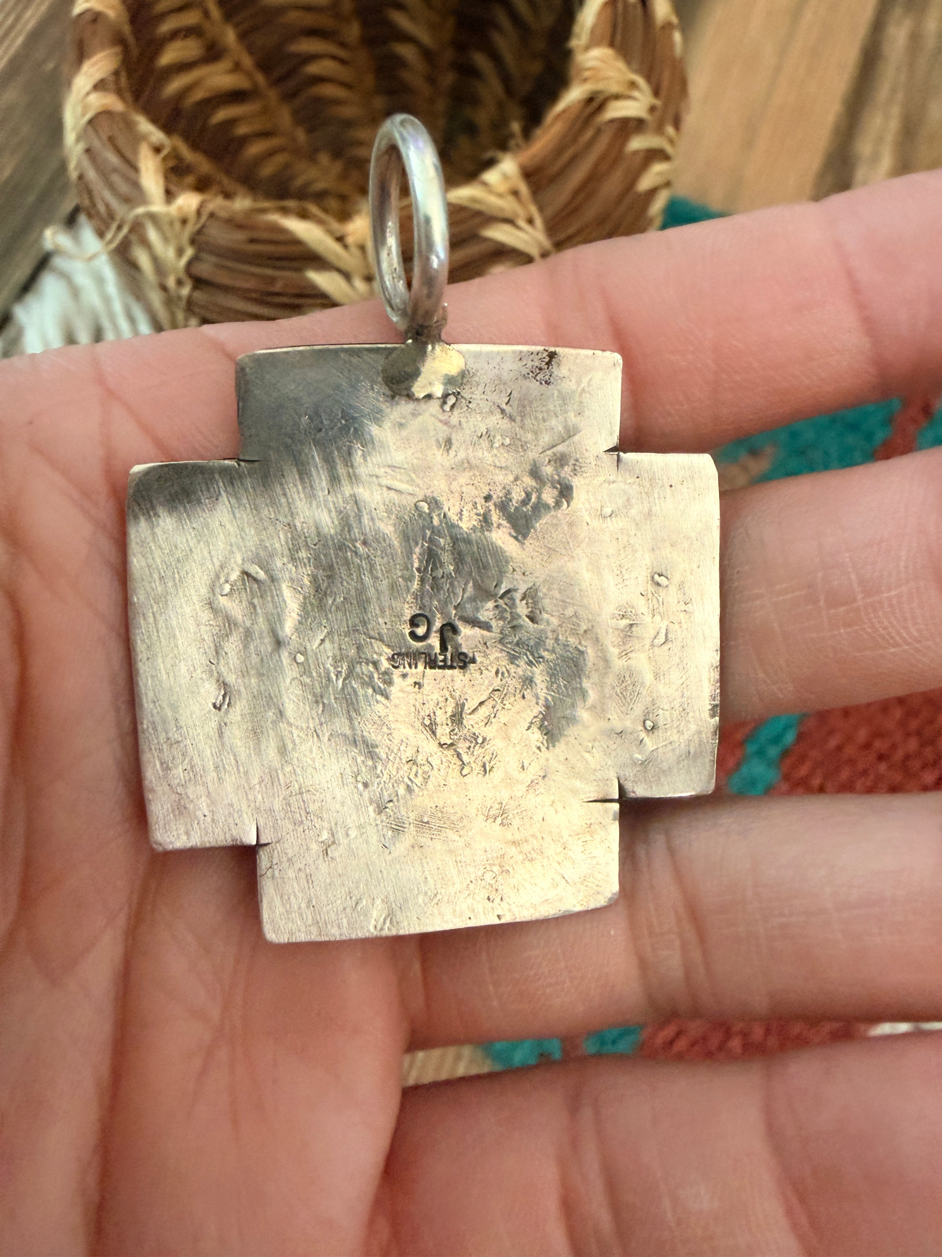 Handcrafted Sterling Silver Cross Pendant