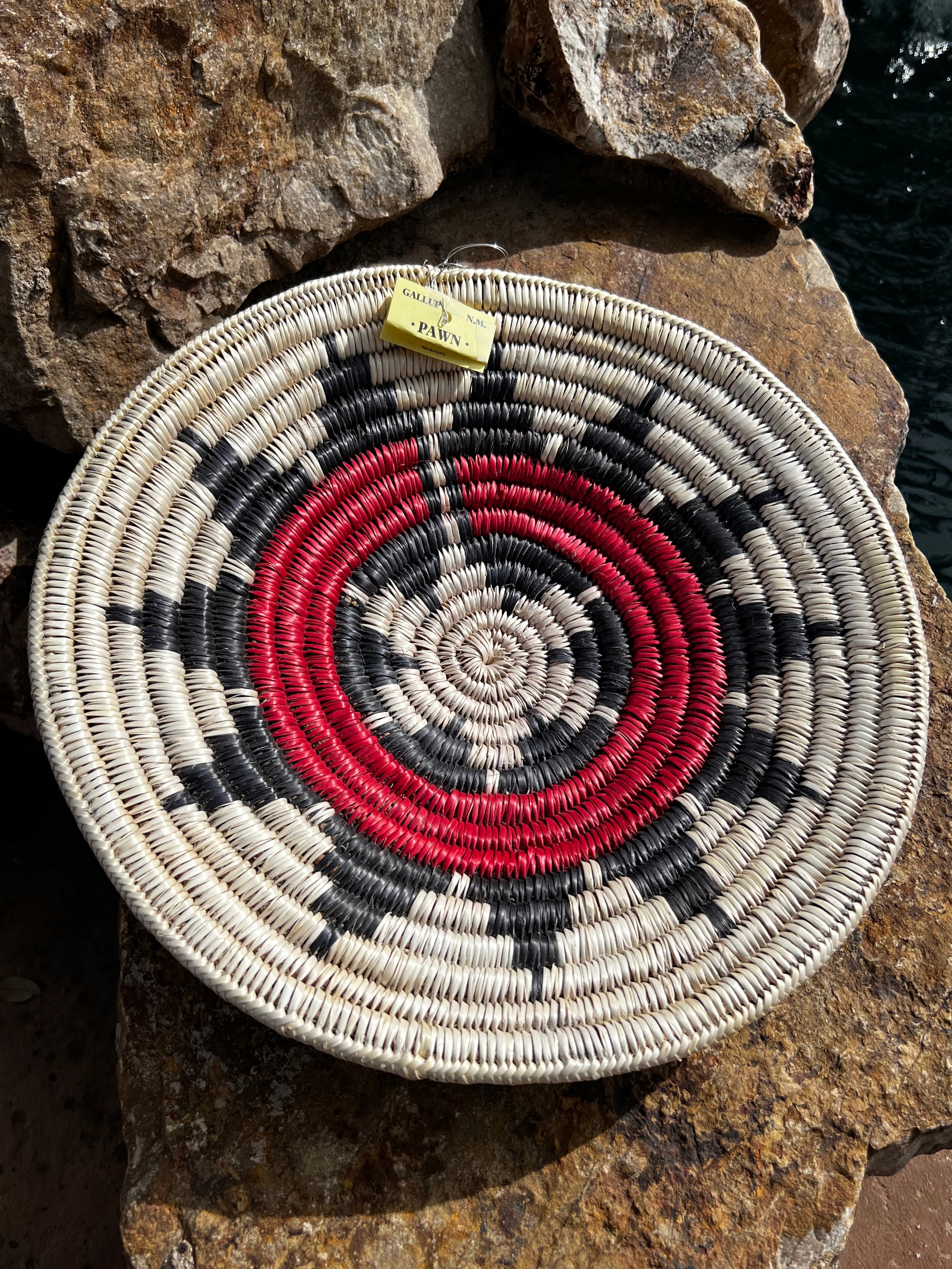 Old Pawn Handcrafted Woven Basket #4