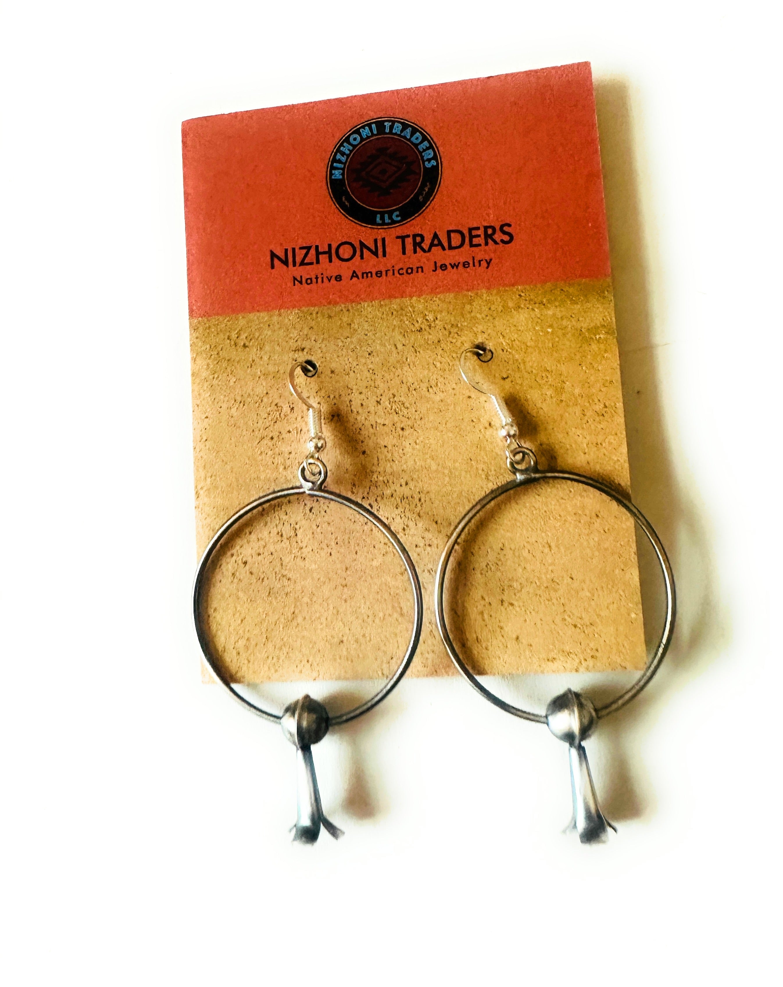 Handcrafted Sterling Silver Blossom Hoop Earrings