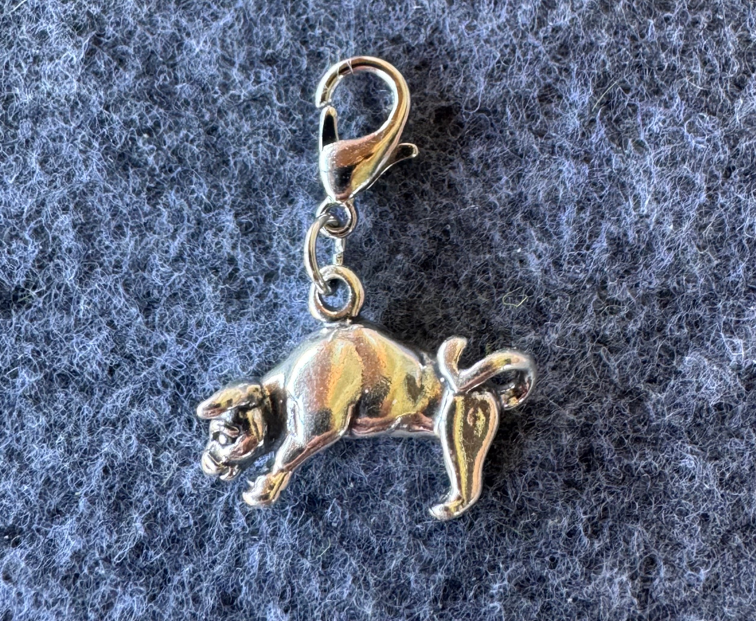 Handcrafted Sterling Silver Taurus/ Bull Charm