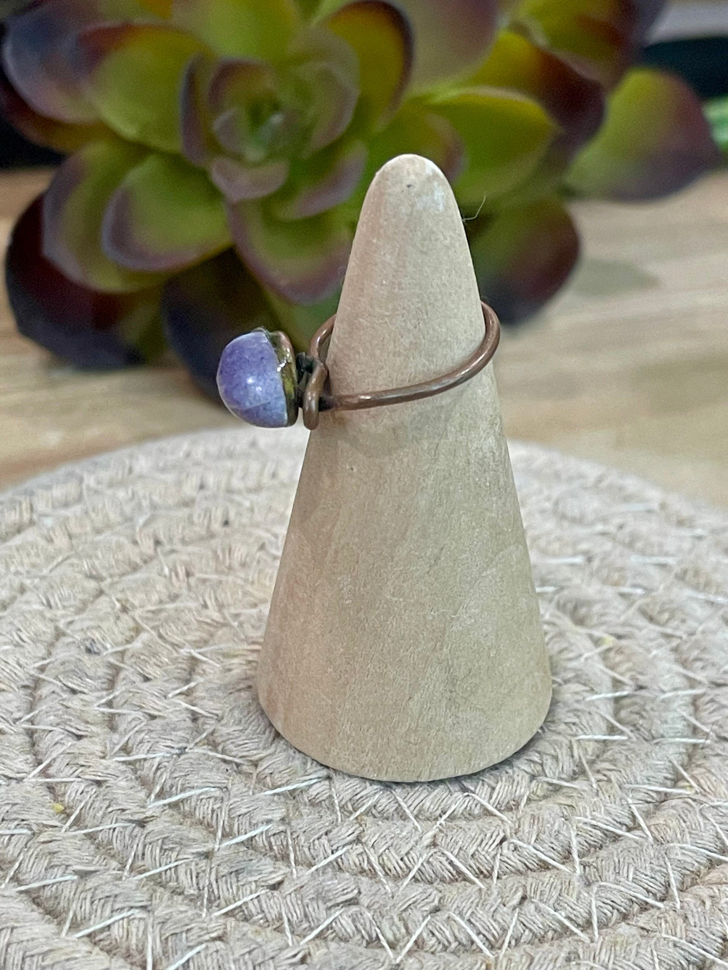 Vintage Handmade Copper Ring Sz 5