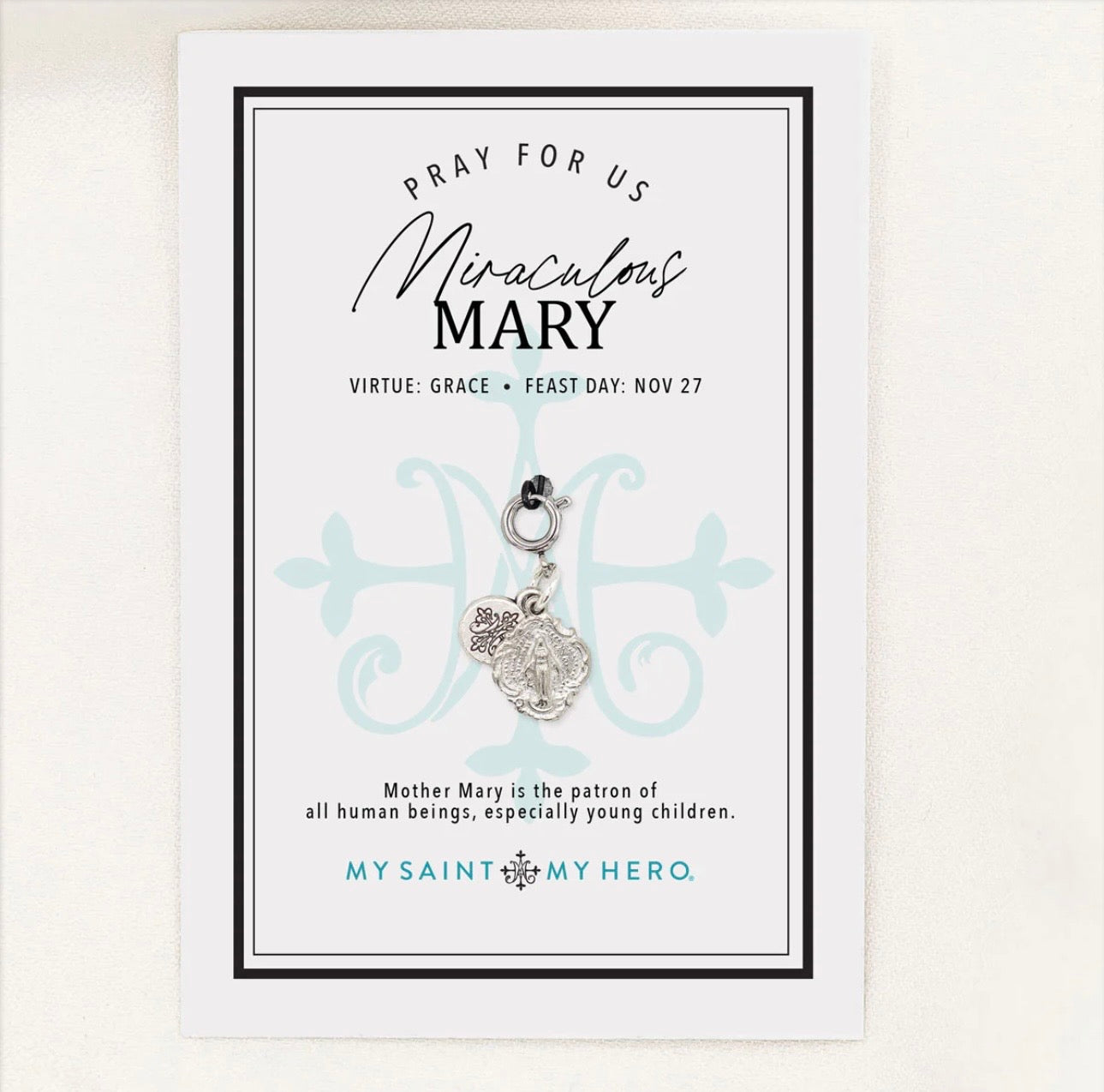 Miraculous Mary Medal Charm