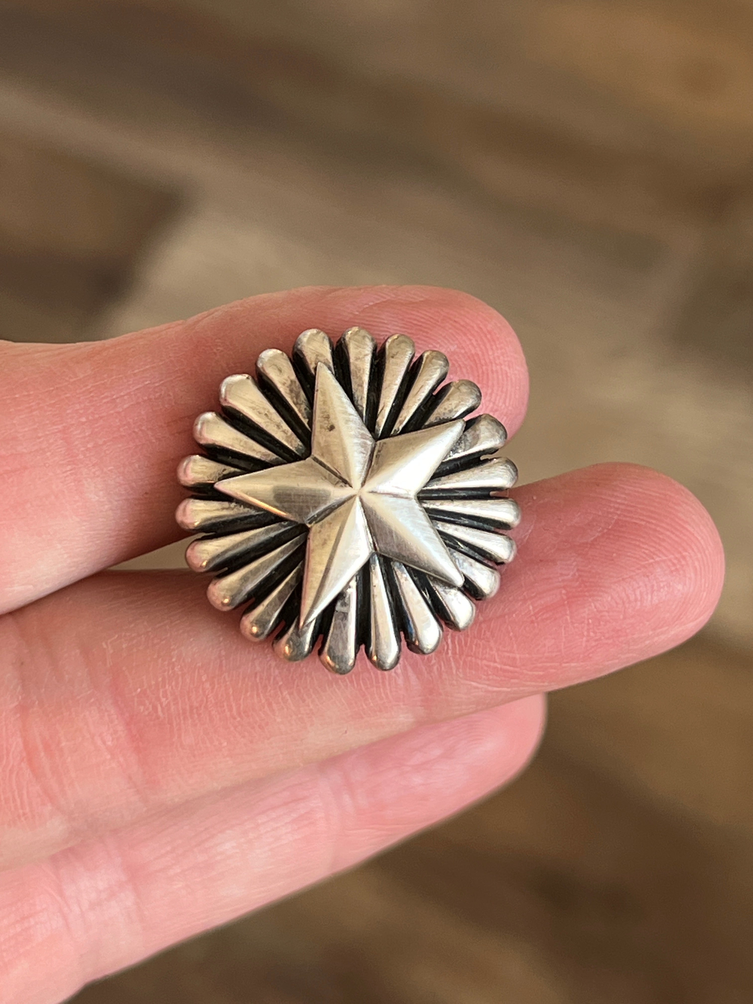 Handcrafted Sterling Silver Ingot Star Ring by Derrick Gordon