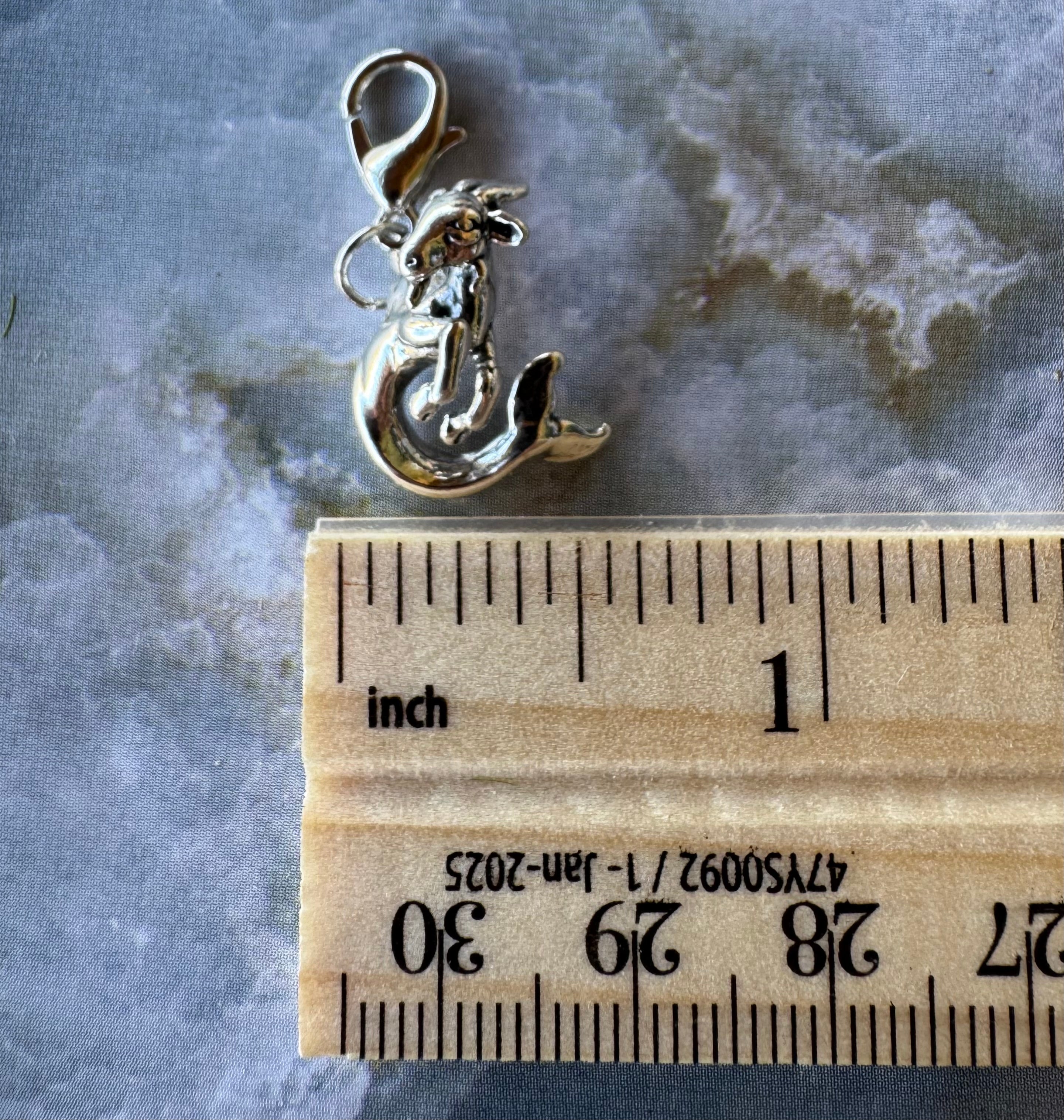 Handcrafted Sterling Silver Capricorn Charm