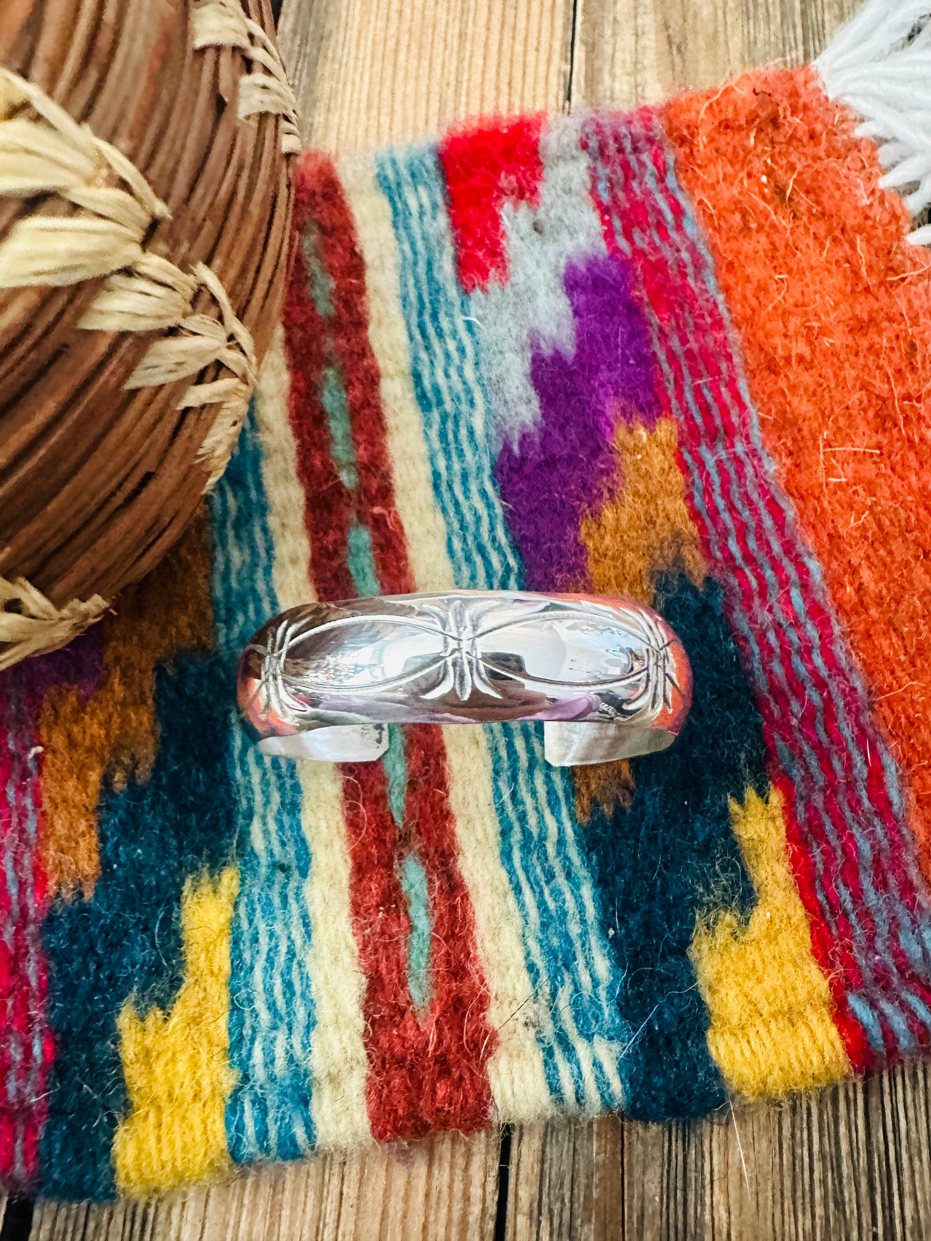 Handcrafted Sterling Silver Baby Cuff Bracelet