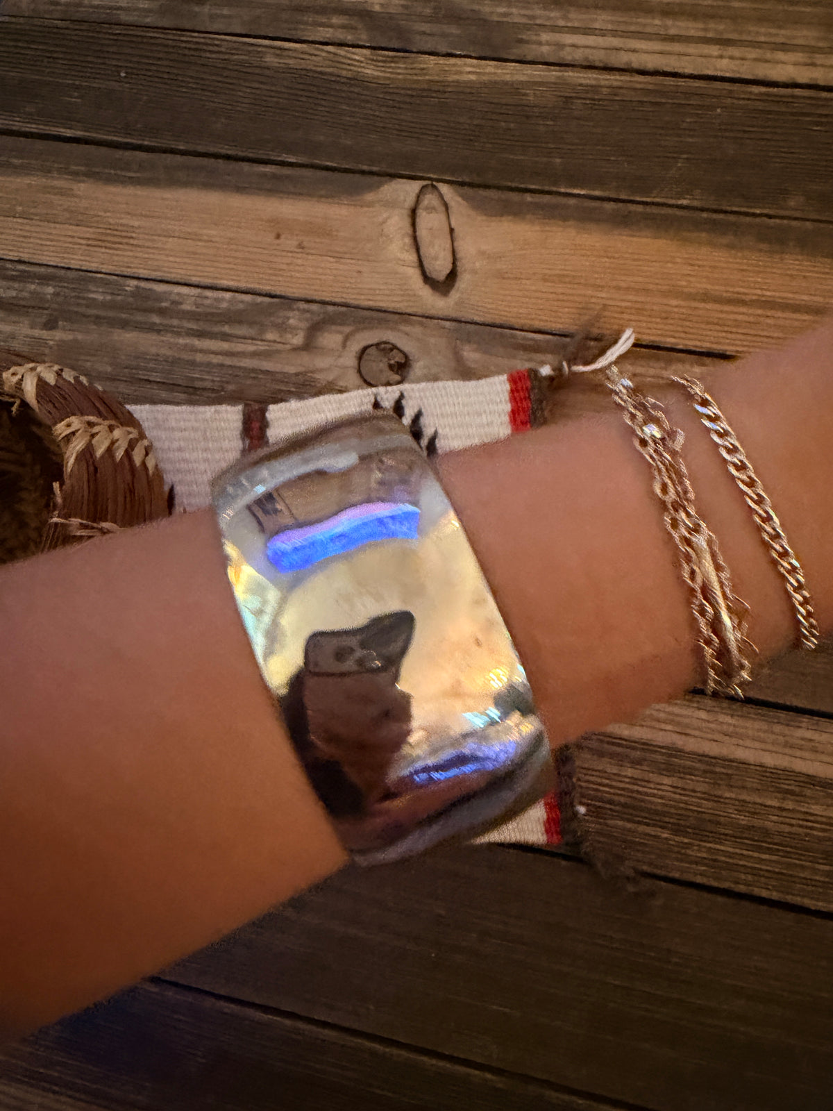 Handcrafted Sterling Silver Bangle Bracelet