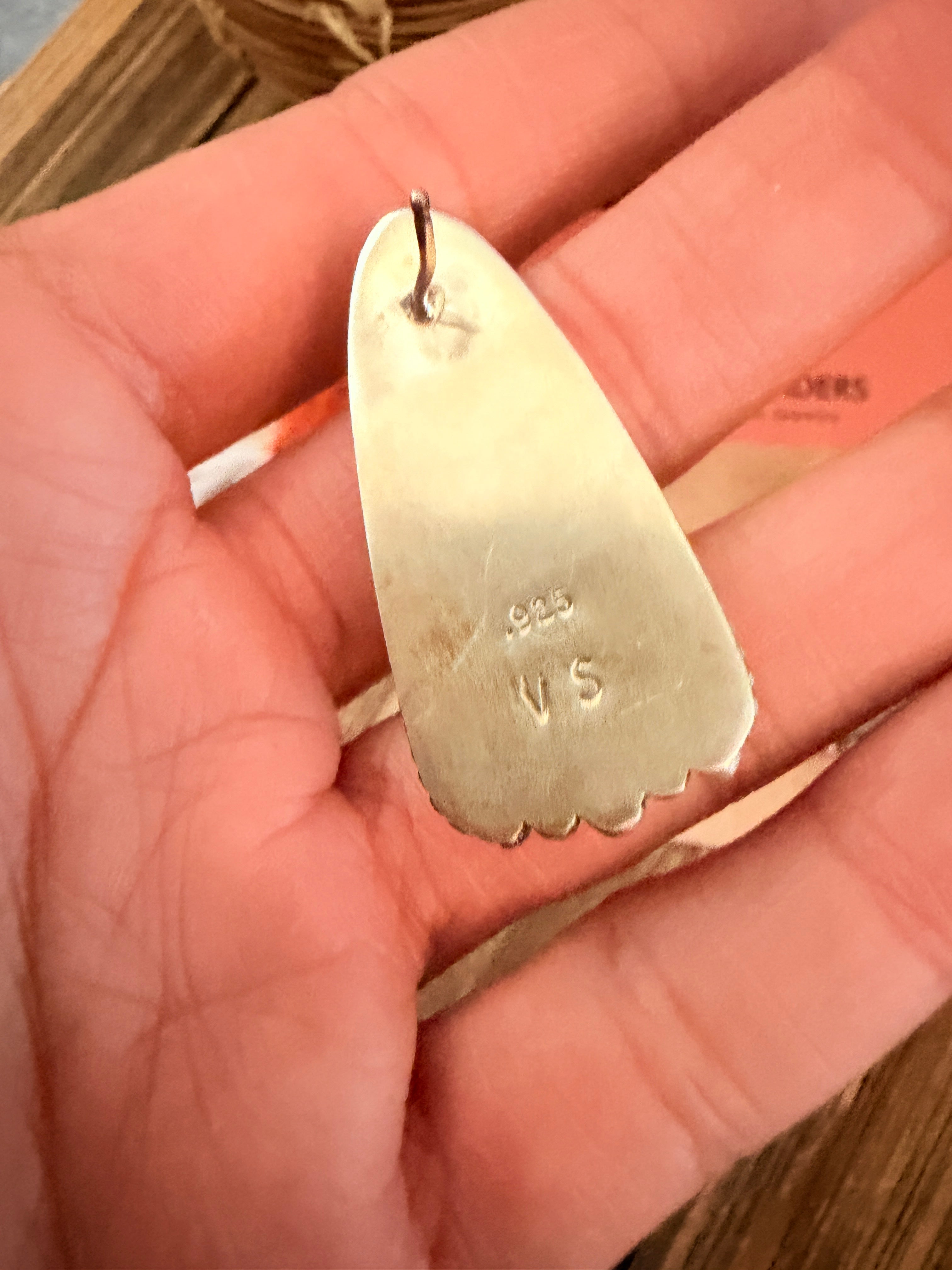 Handcrafted Bumblebee & Sterling Silver Post Earrings