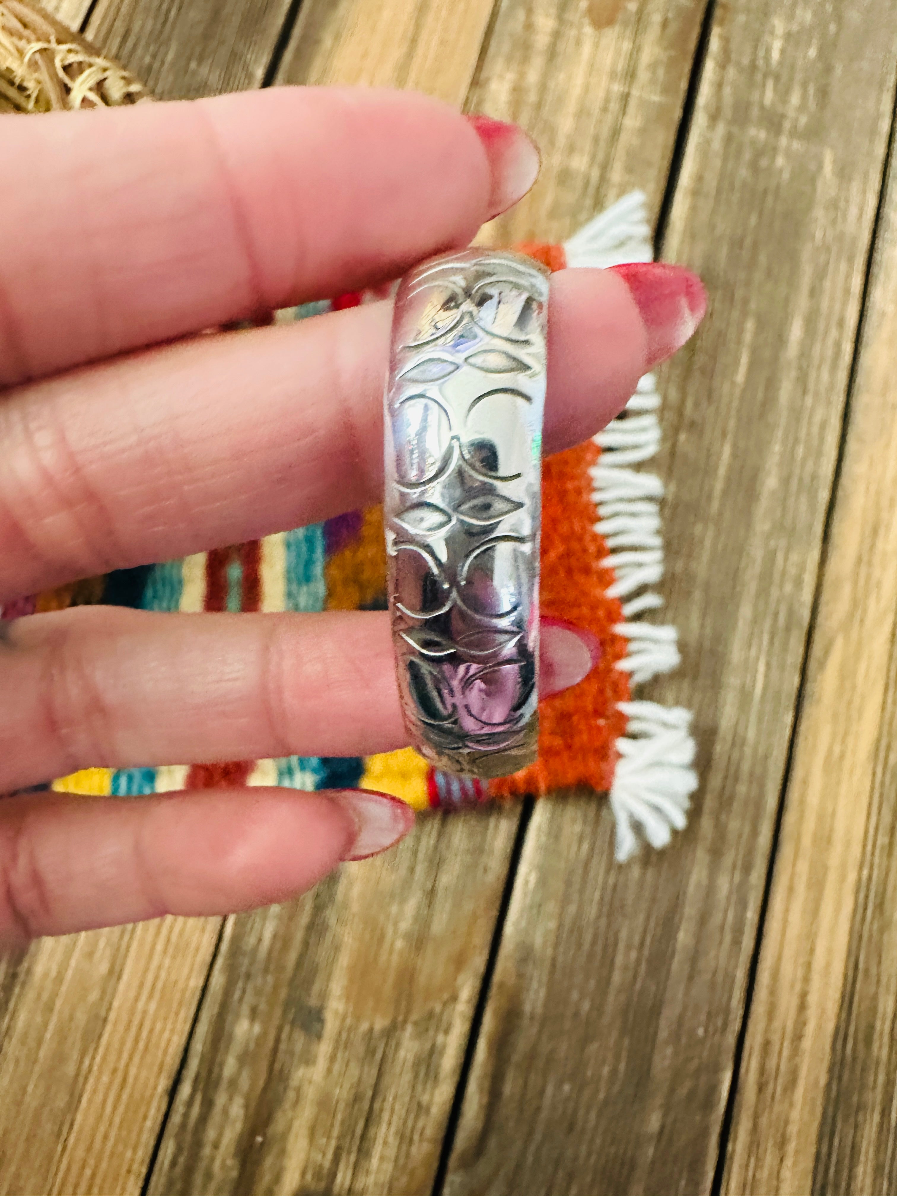 Handcrafted Sterling Silver Baby Cuff Bracelet