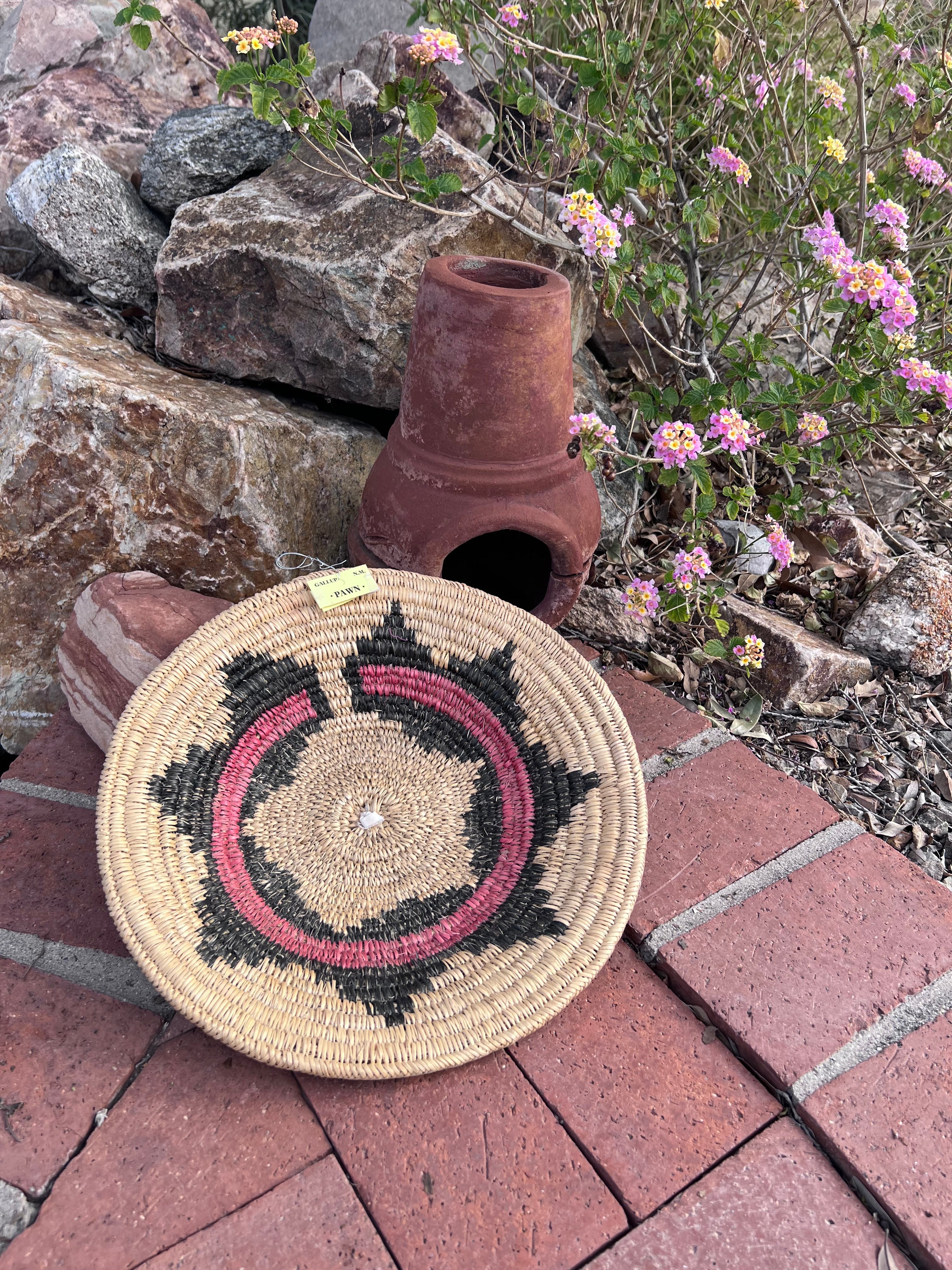 Old Pawn Handcrafted Woven Basket #10