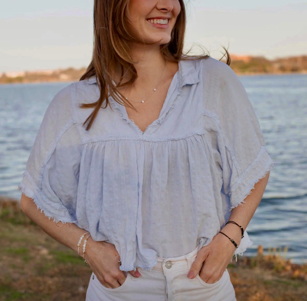 North Star Bracelet- Mother of Pearl