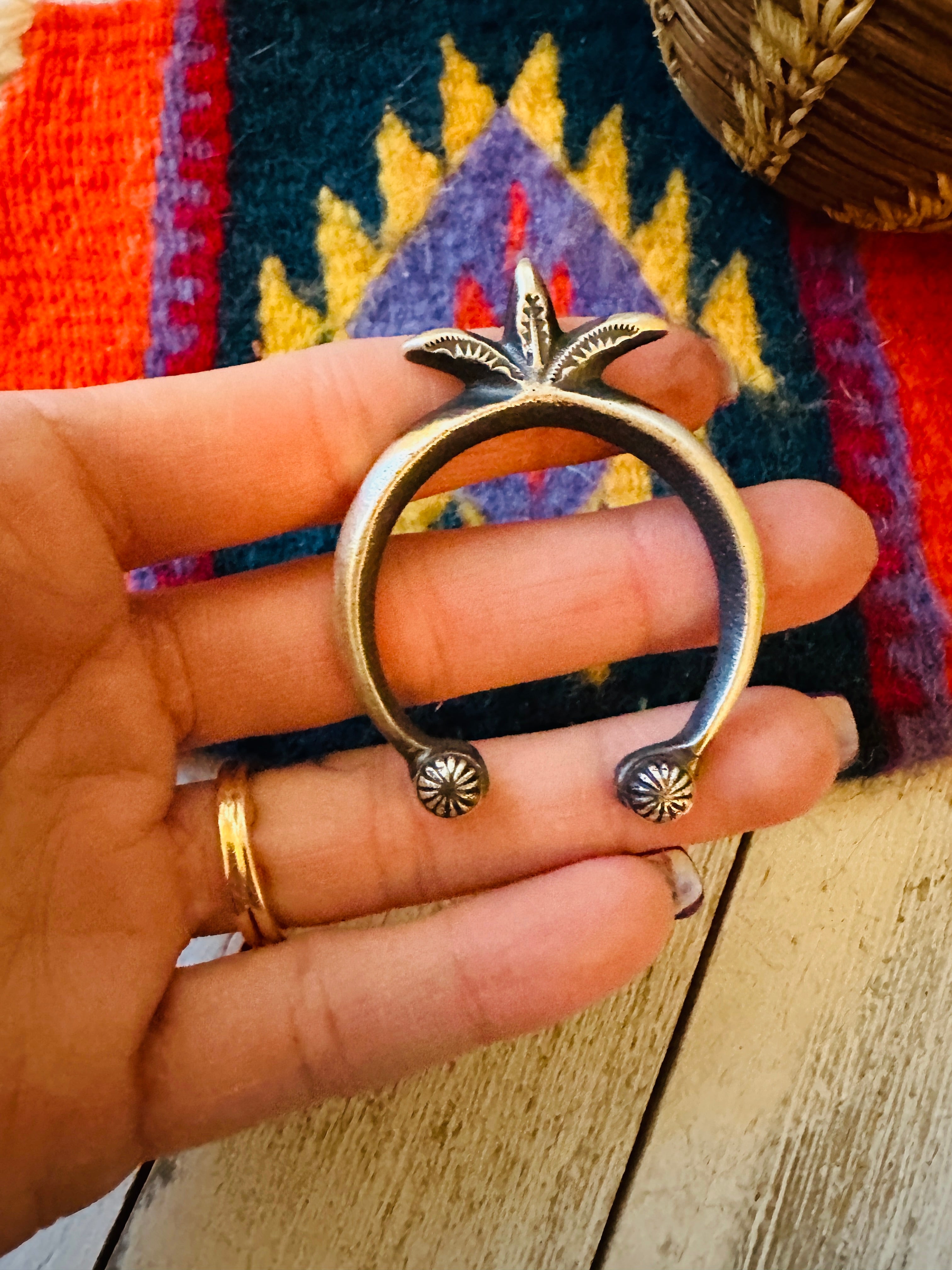 Handcrafted Sterling Silver Naja Pendant by Martha Cayatineto