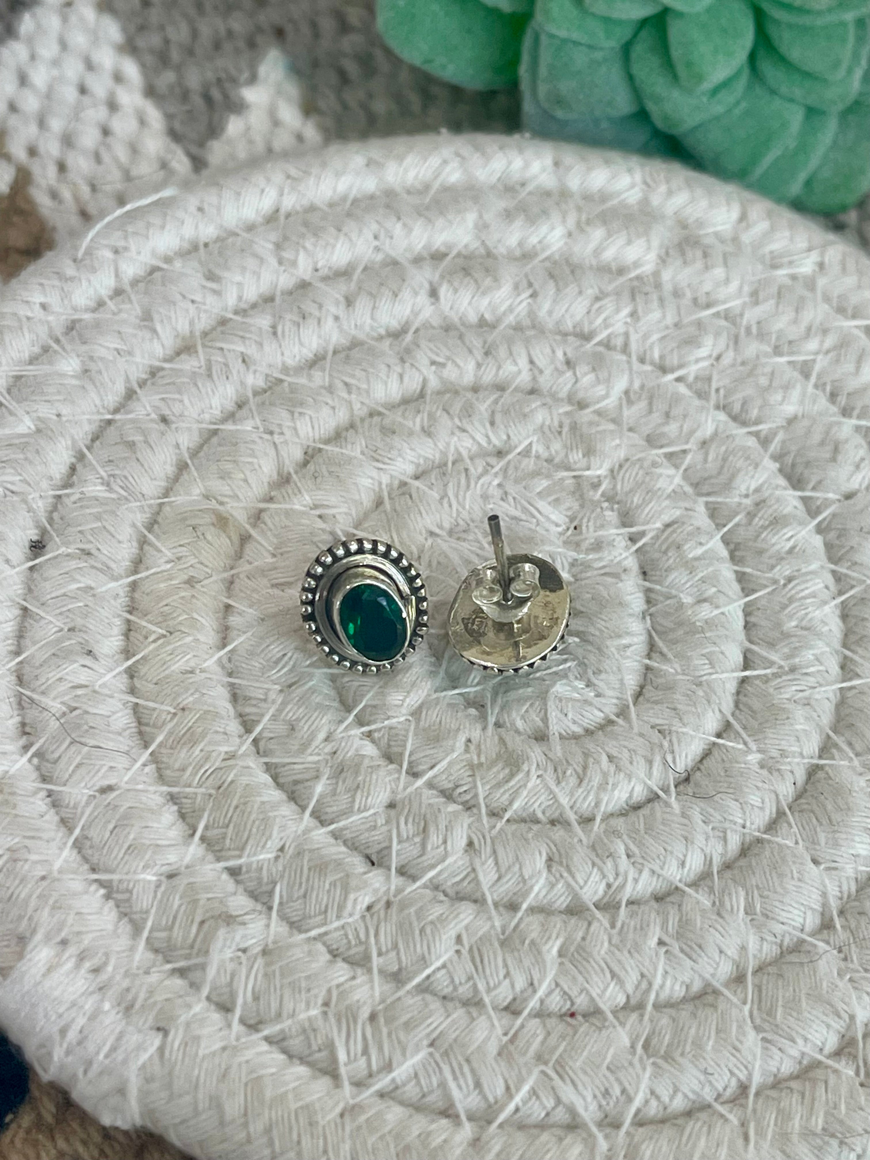 The Bijoux Vault Vintage Silver Stud Earrings