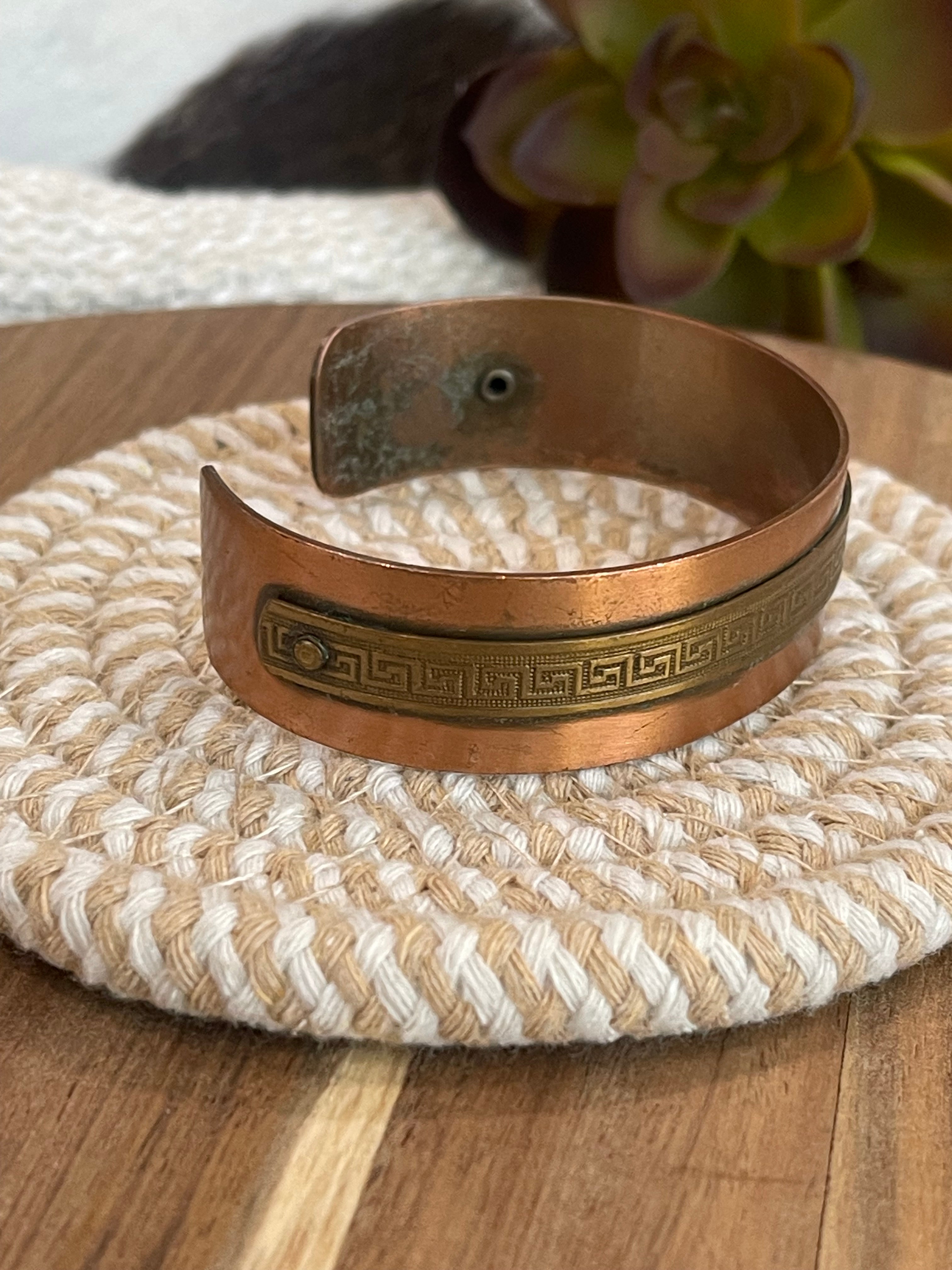 Vintage Handmade Copper Cuff