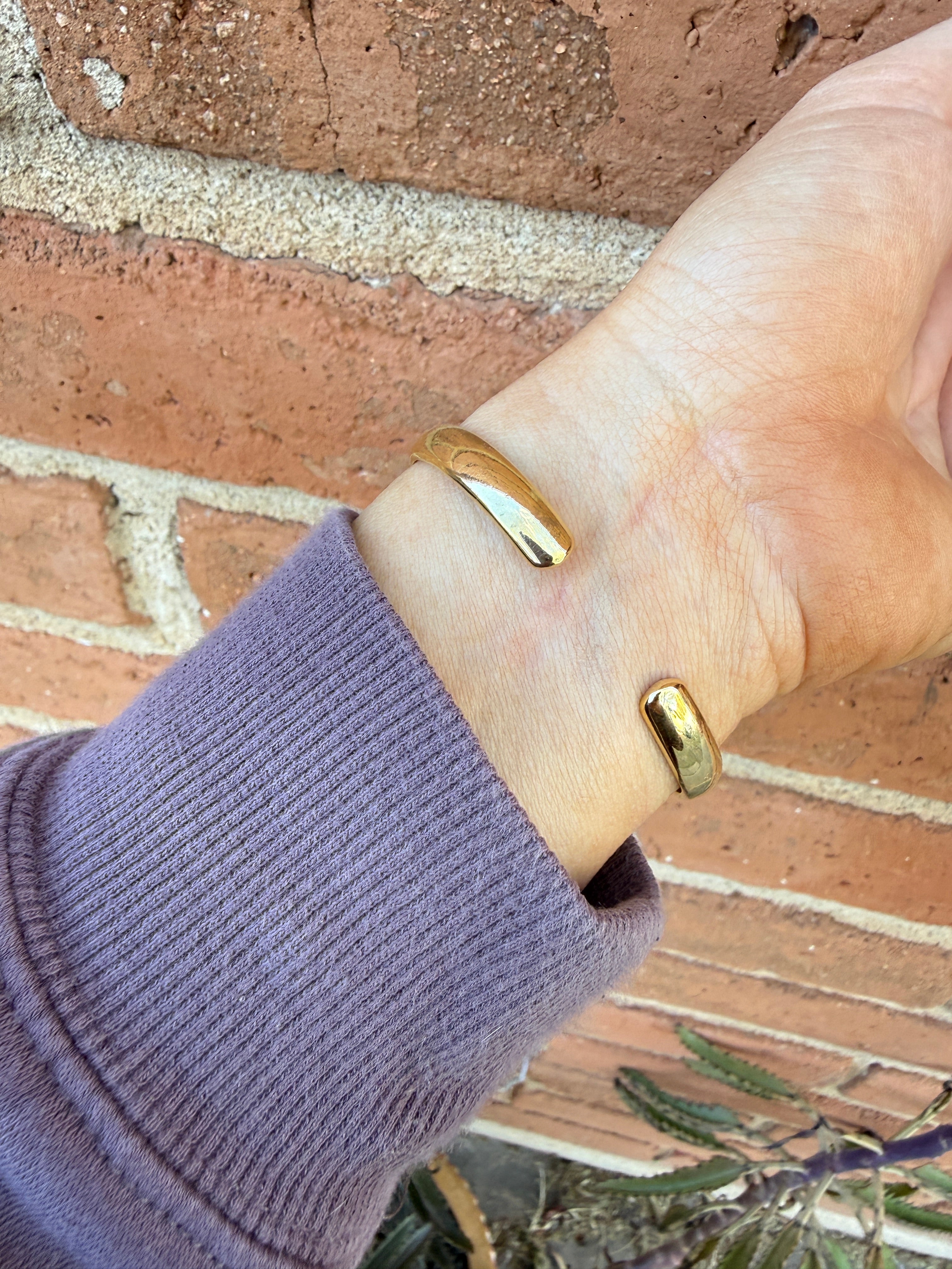 “The Golden Collection” Handmade Gold Plated Sterling Silver Natural Sonoran Mountain Turquoise Bracelet style 9