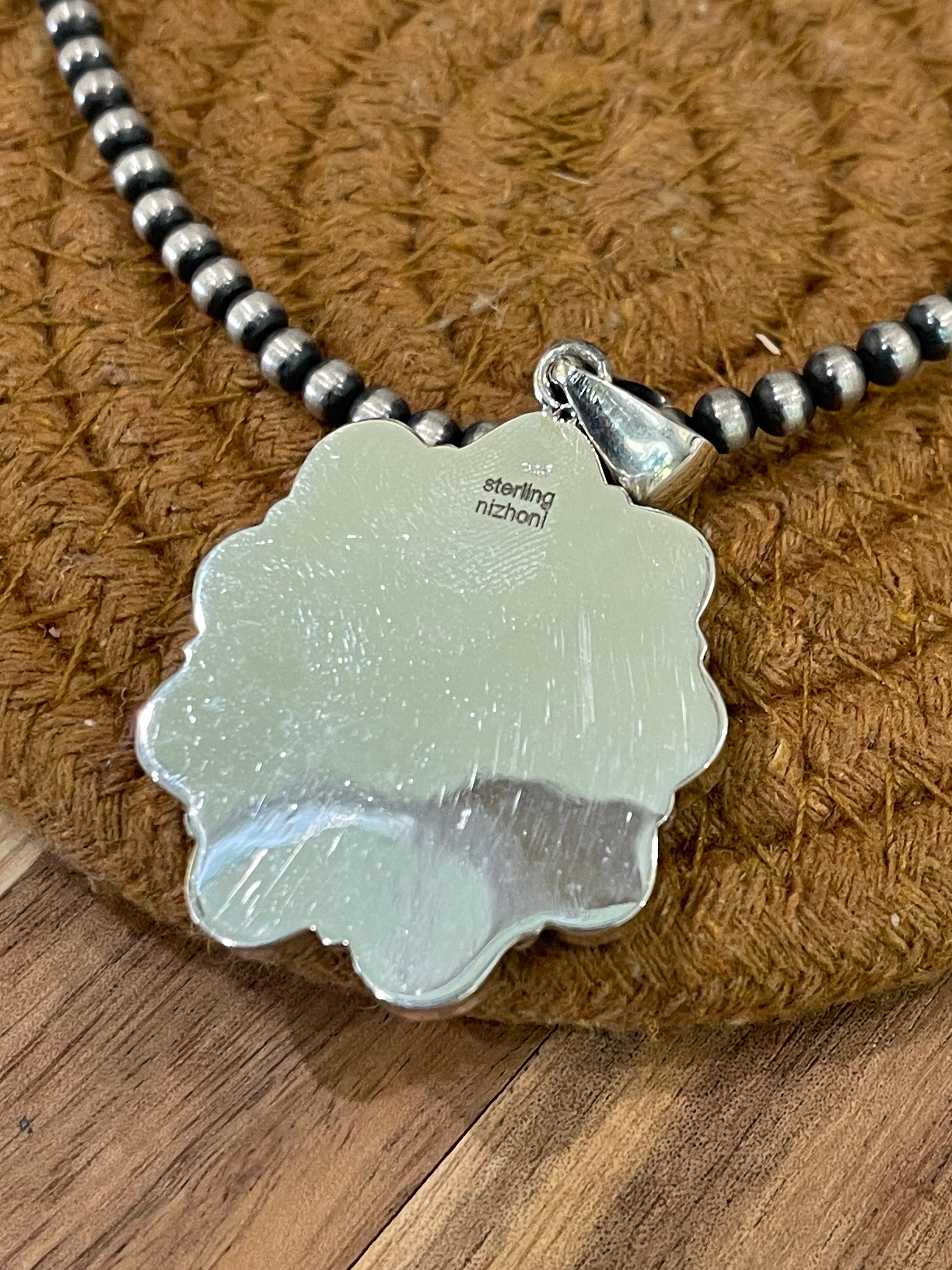 Handcrafted Sterling Silver & South Hill Sonoran Turquoise Cluster Pendant