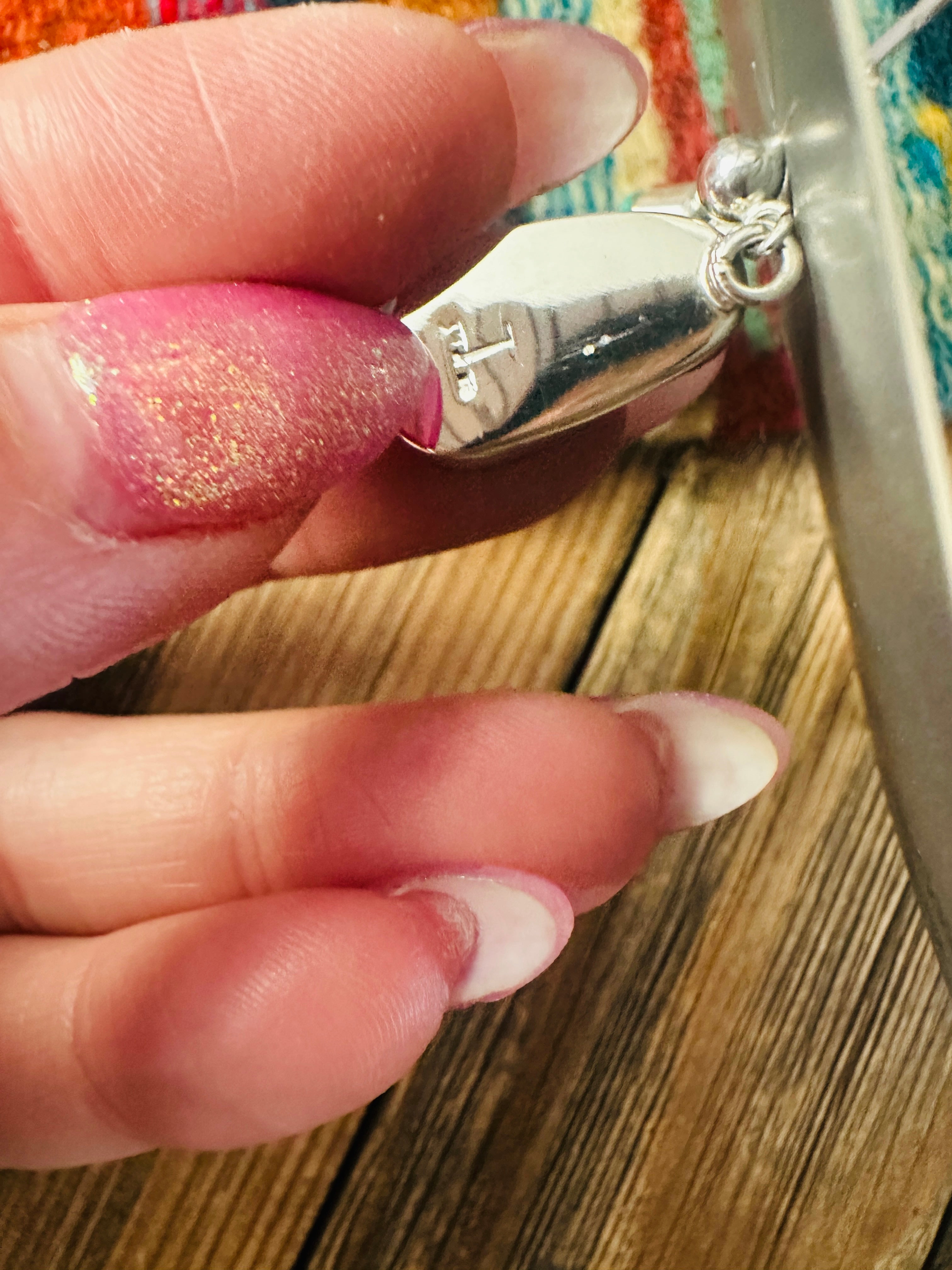 Handcrafted Turquoise & Sterling Silver Dangle Earrings