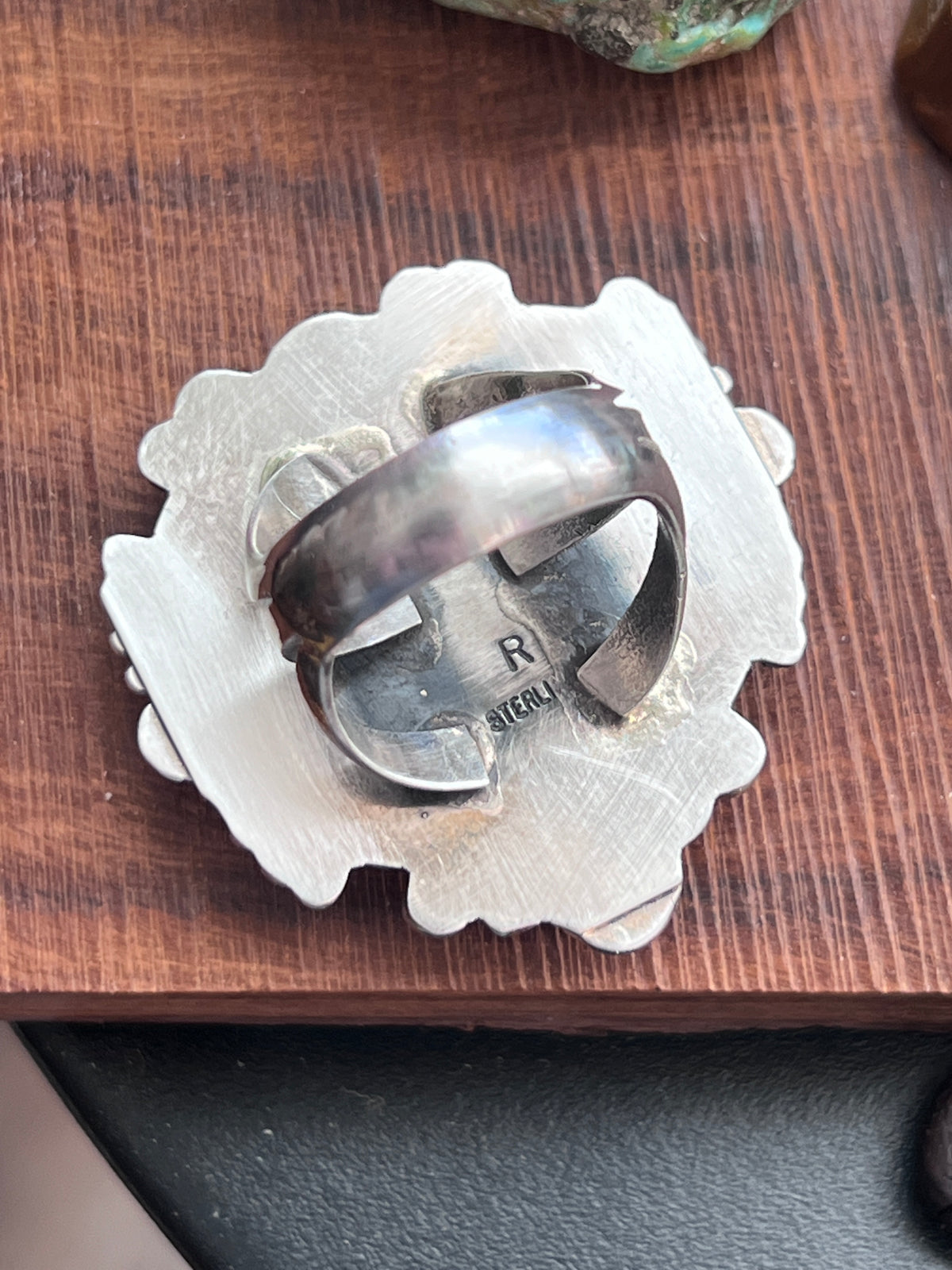 Rosella Paxson Sterling Silver & Wild Horse Heart Ring, Size 7-7.5