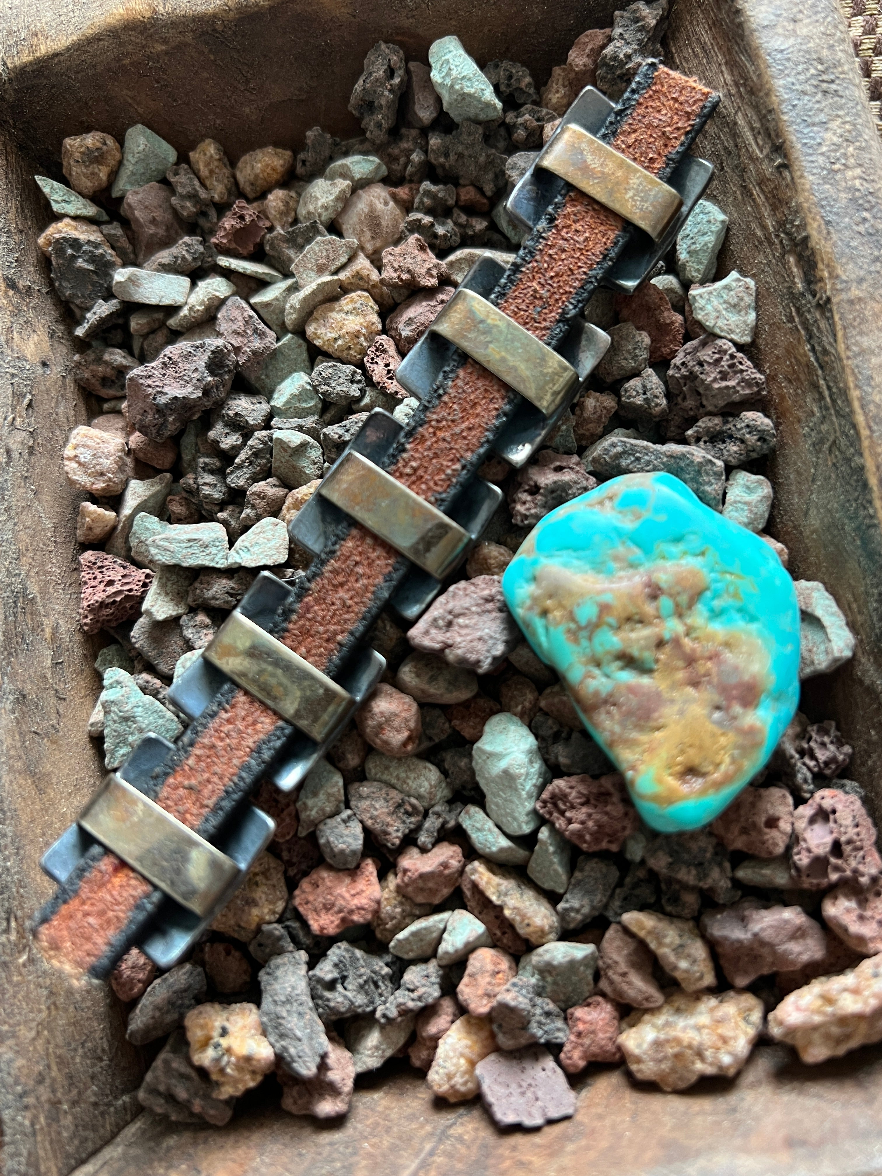 Sterling Silver Concho Slide, The Cross Winds