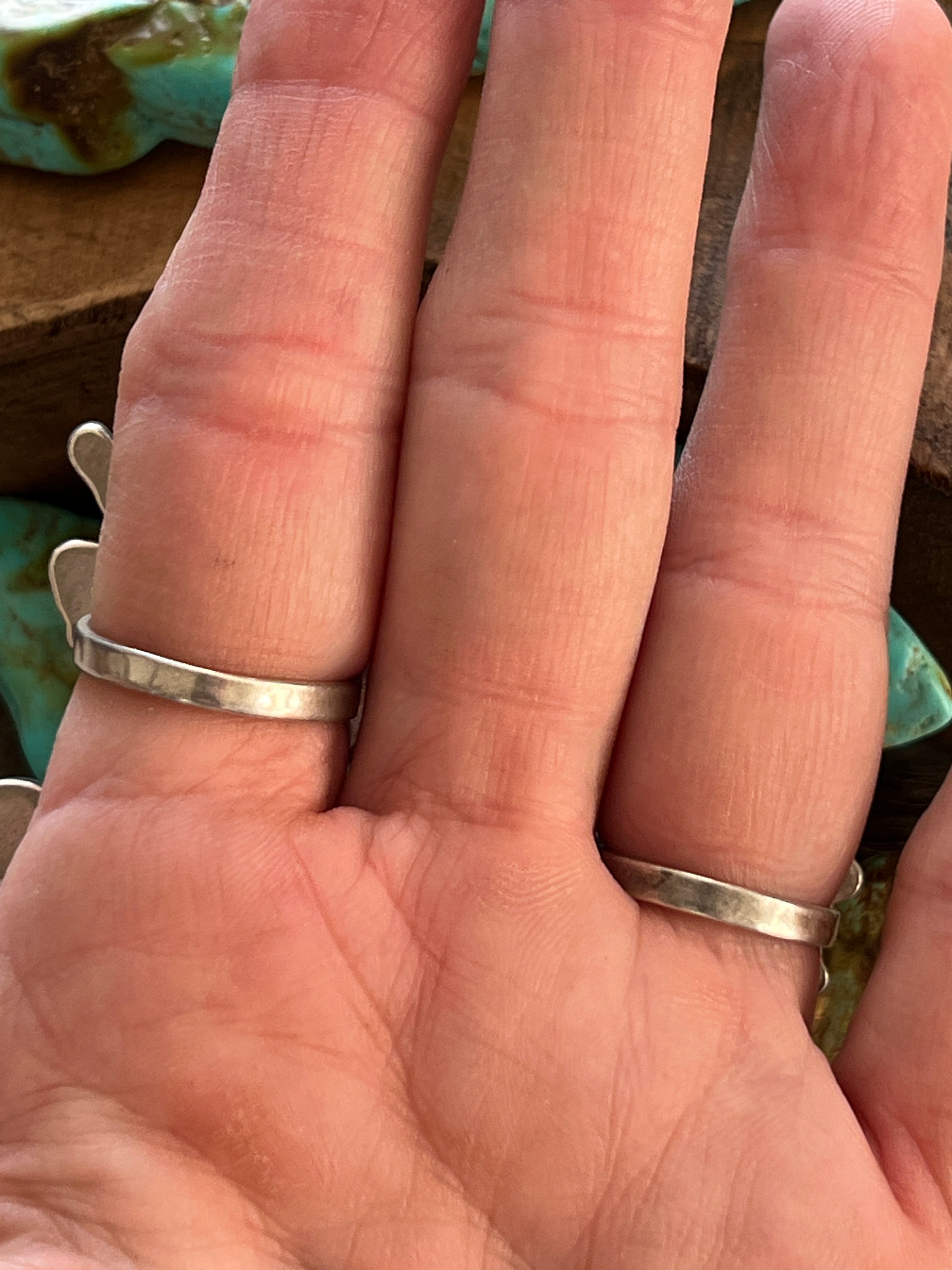 Handcrafted Mickey Mouse Multi Stone Inlay Rings by Don Dewa, Adjustable