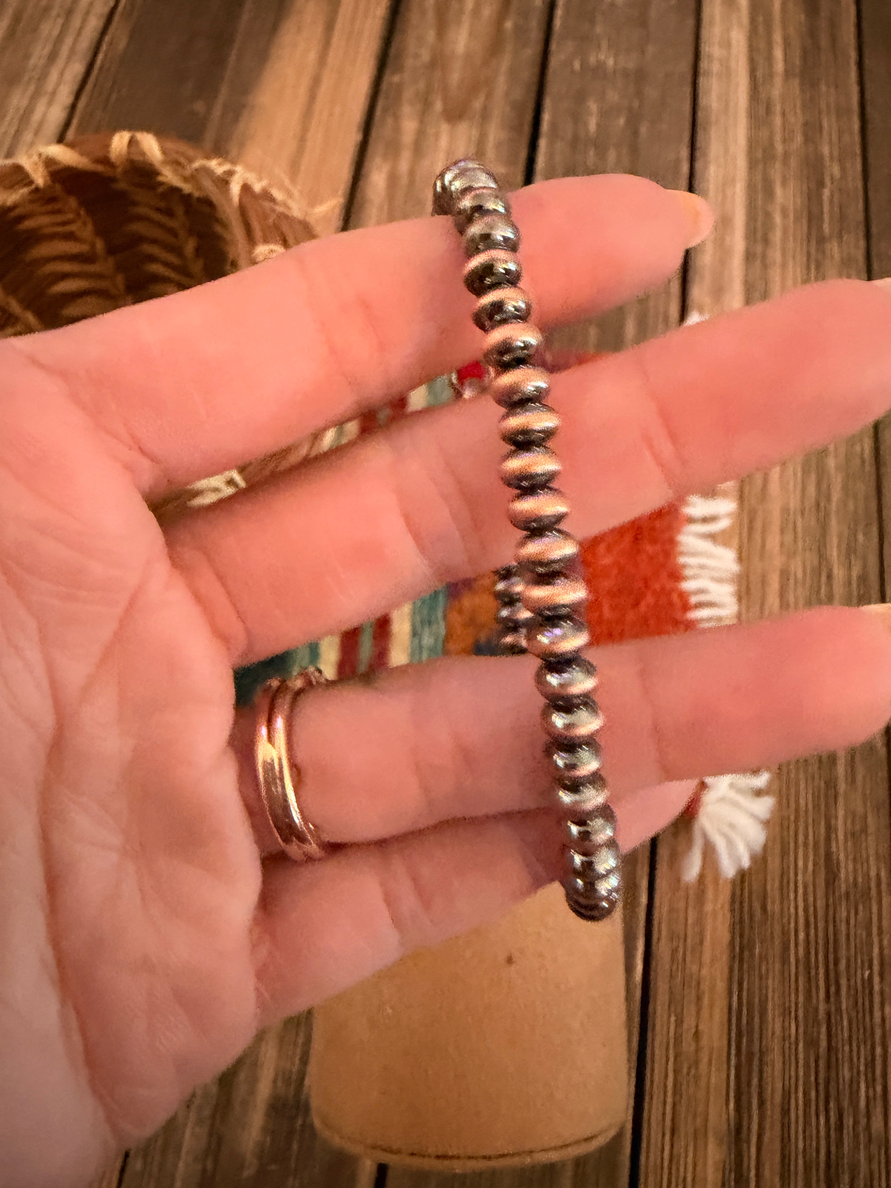 Handcrafted Copper Beaded Bracelet
