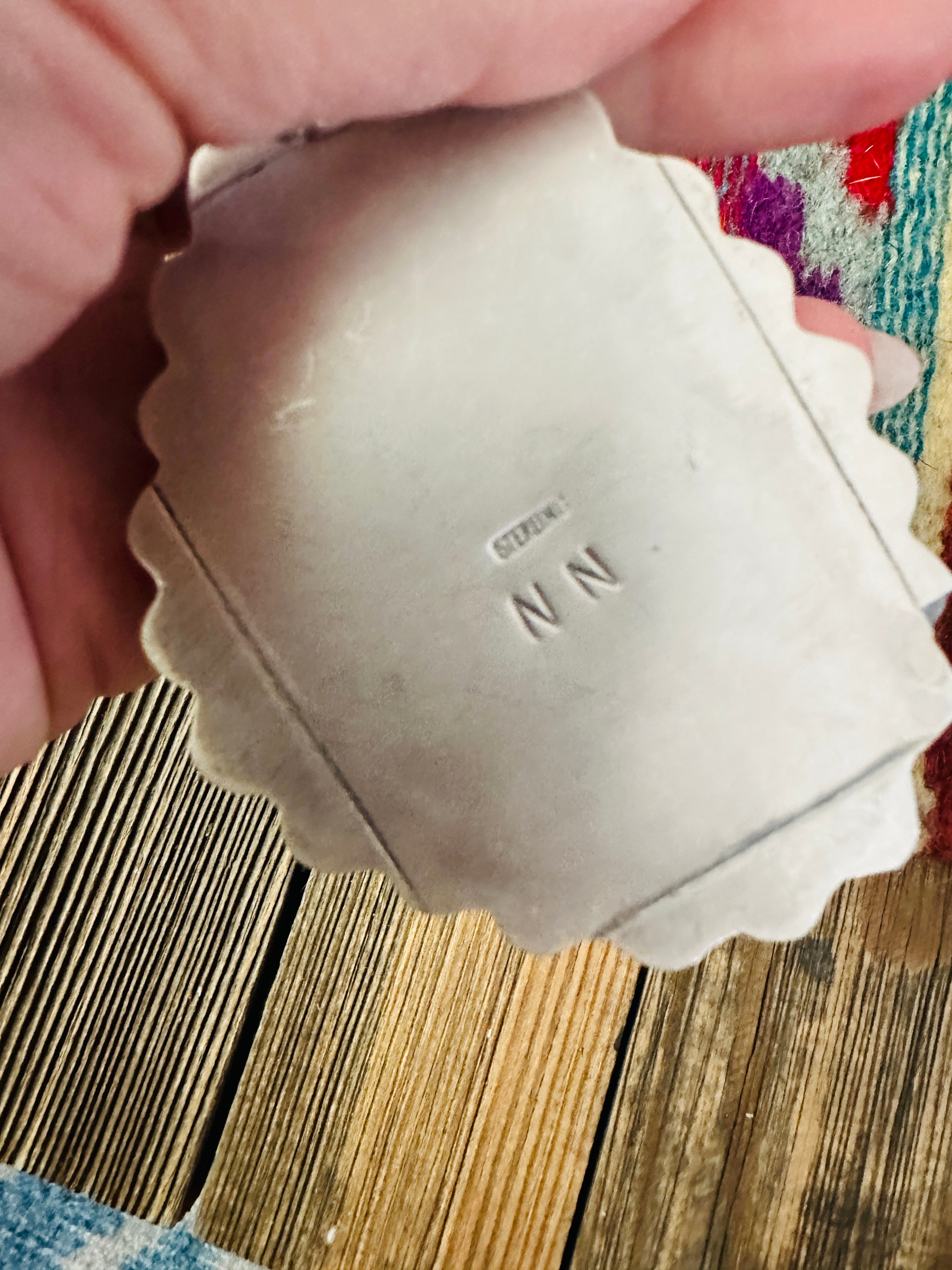 Handcrafted Sterling Silver, Opal and Turquoise Cluster Pendant