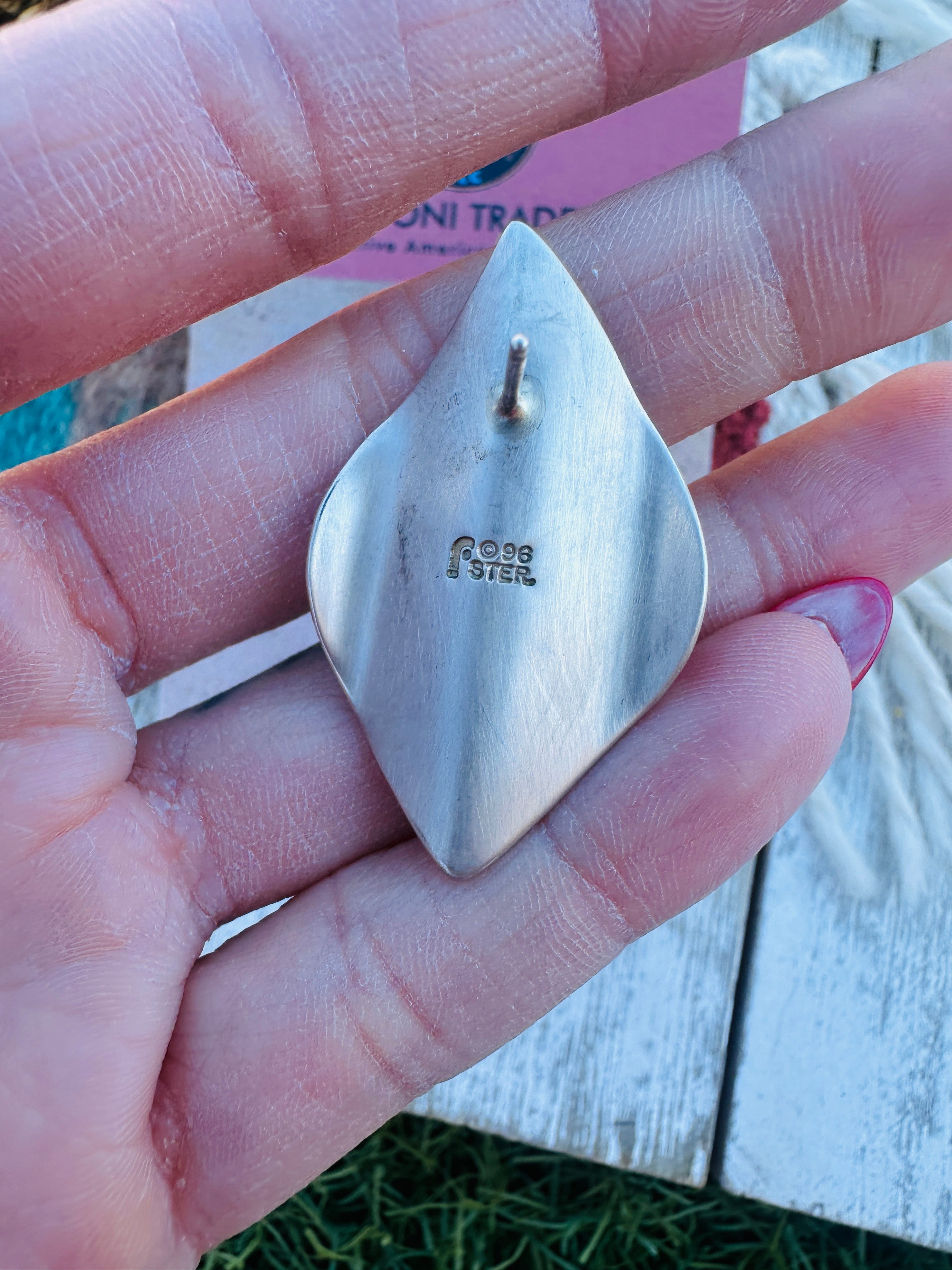 Handcrafted Freshwater Pearl & Sterling Silver Post Earrings