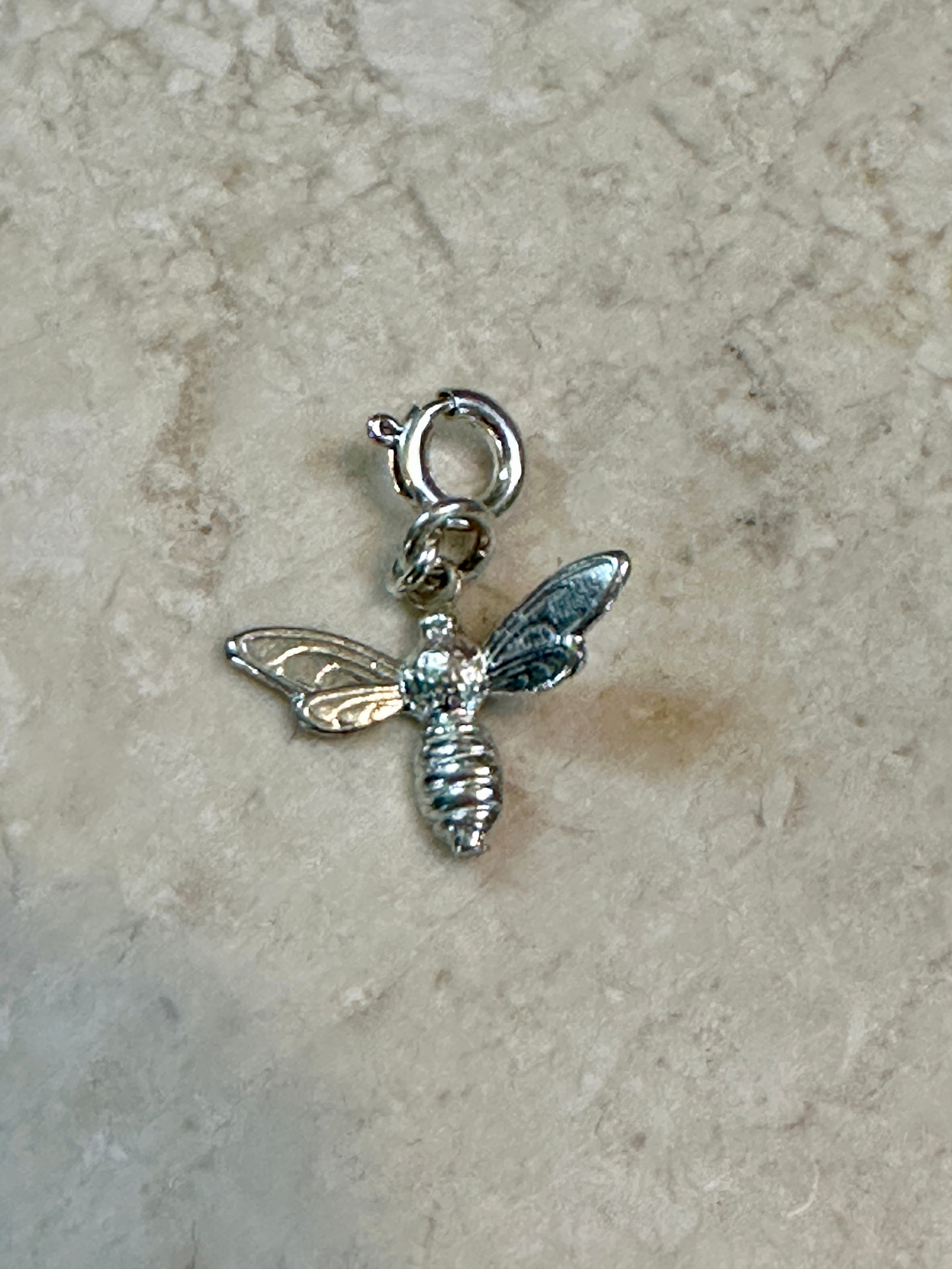 Sterling Silver Bumblebee Charm