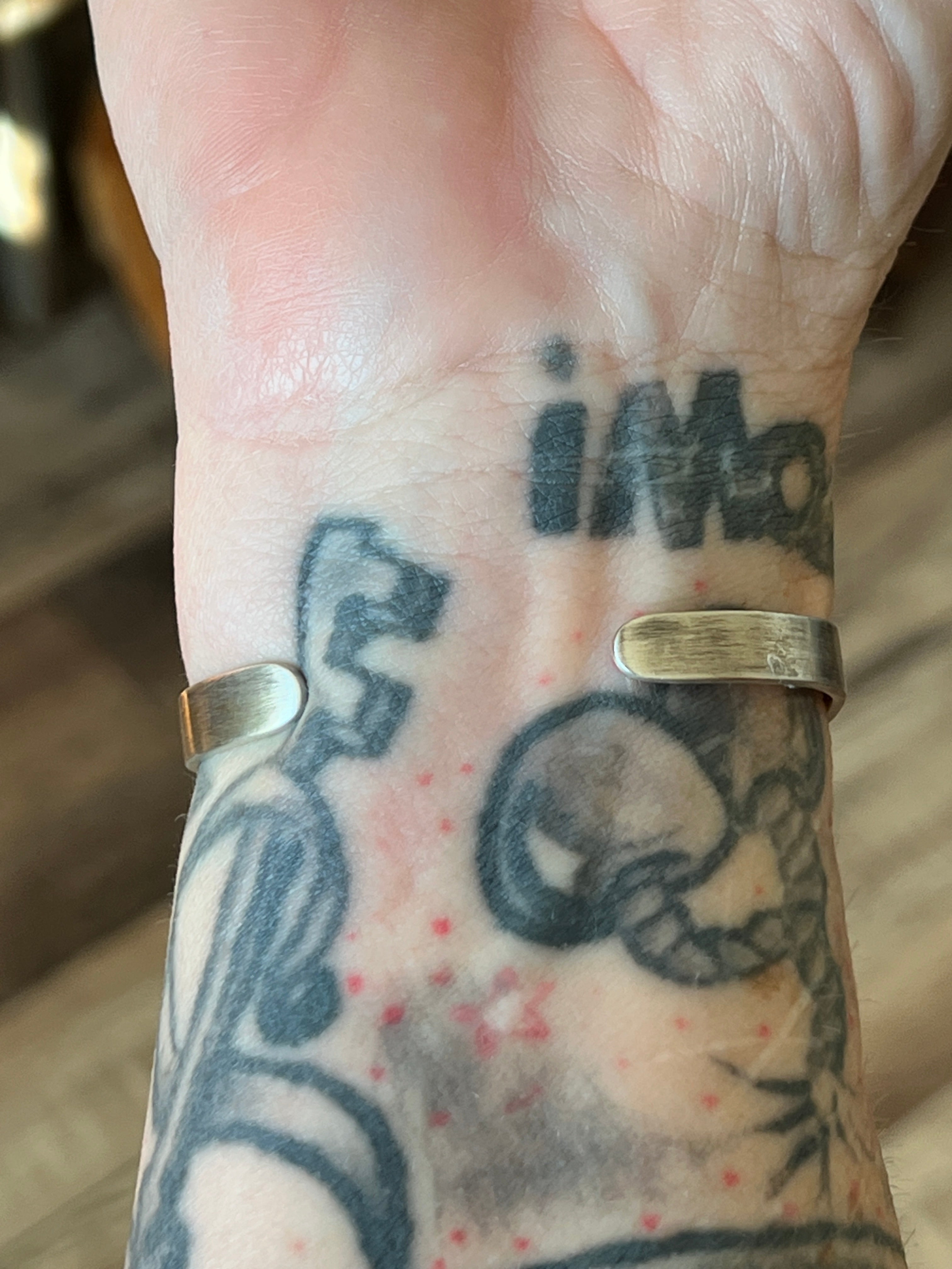 Handcrafted Sterling Silver, Sonoran Mountain Turquoise and Spiny Oyster Cuff Bracelet by Raymond Coriz