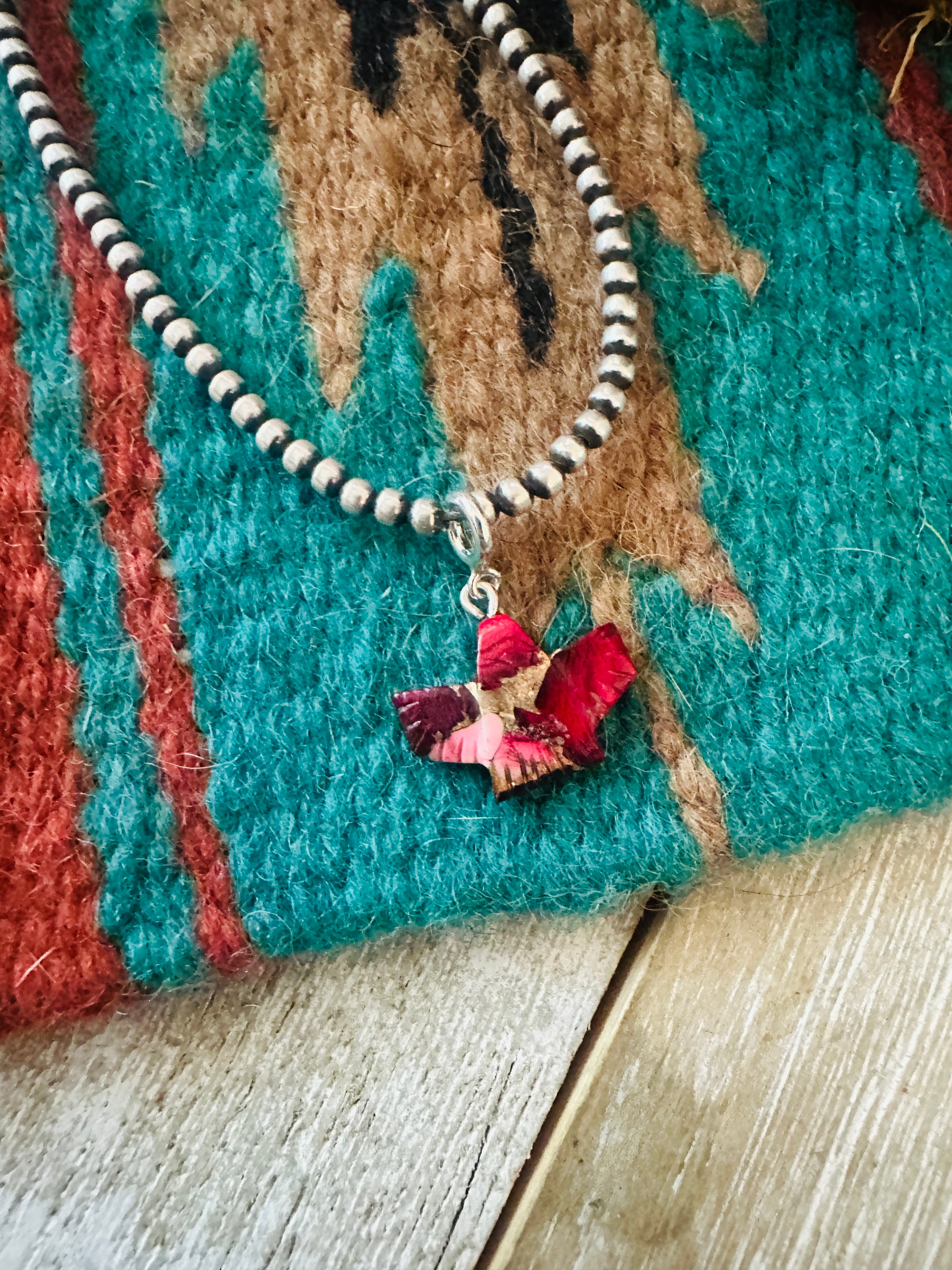 Handcrafted & Hand Carved Rose Dahlia Eagle Charm